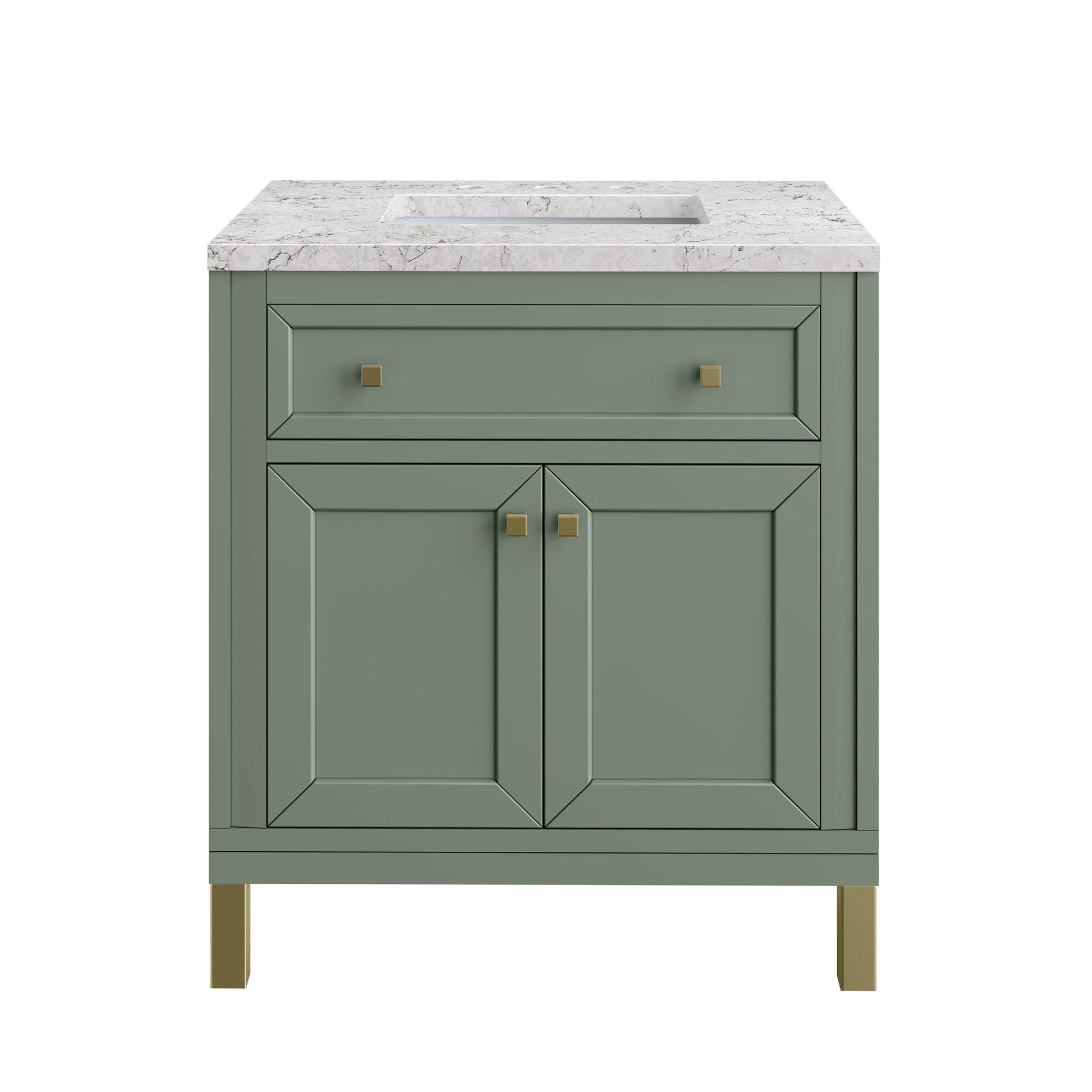 Smokey Celadon / Eternal Jasmine Pearl - 3 Faucet Holes