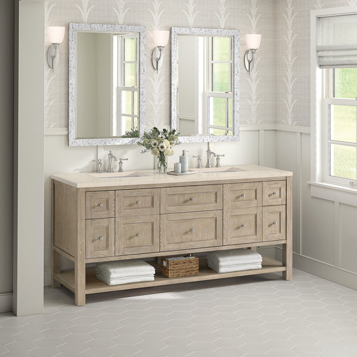 Whitewashed Oak / Eternal Marfil - 3 Faucet Holes