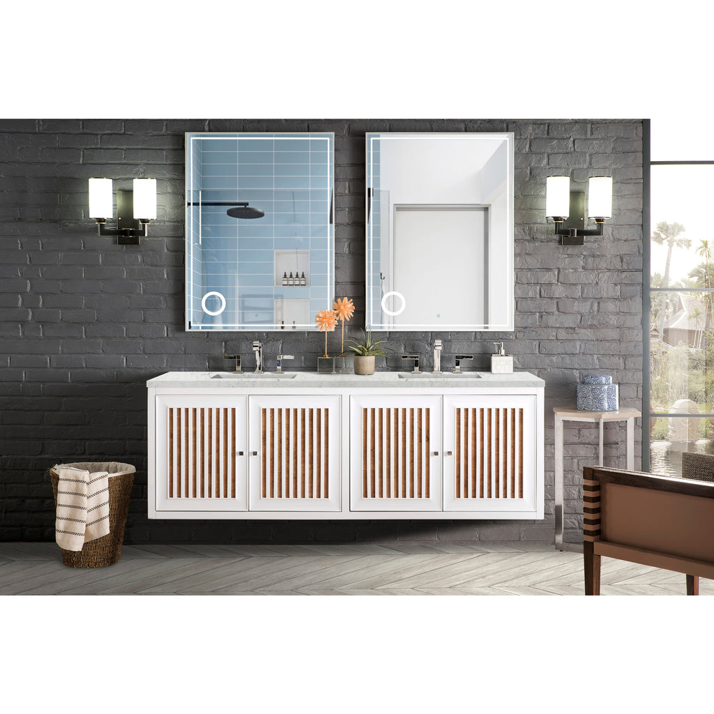 Glossy White / Eternal Jasmine Pearl - 3 Faucet Holes