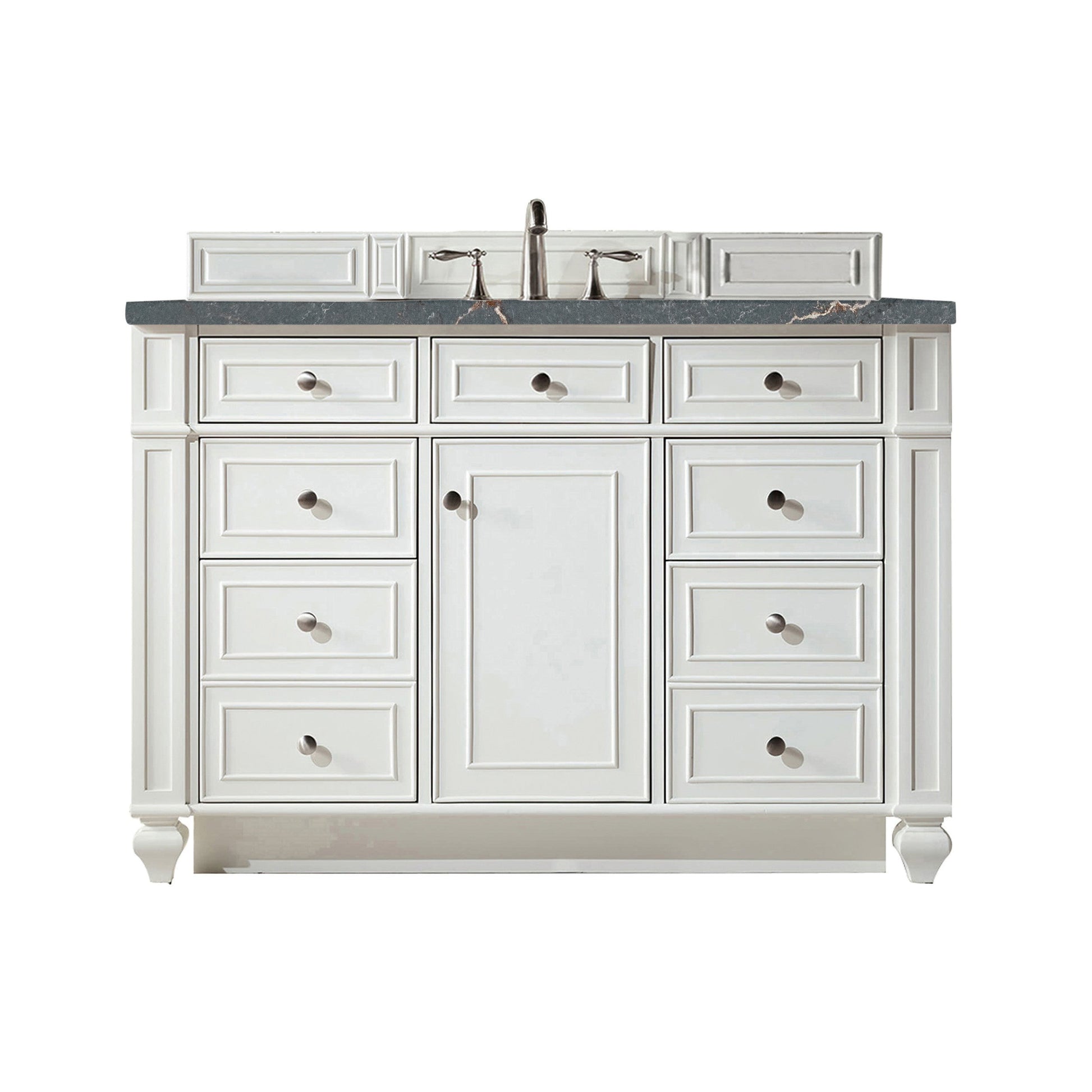Bright White / Parisien Bleu - 3 Faucet Holes