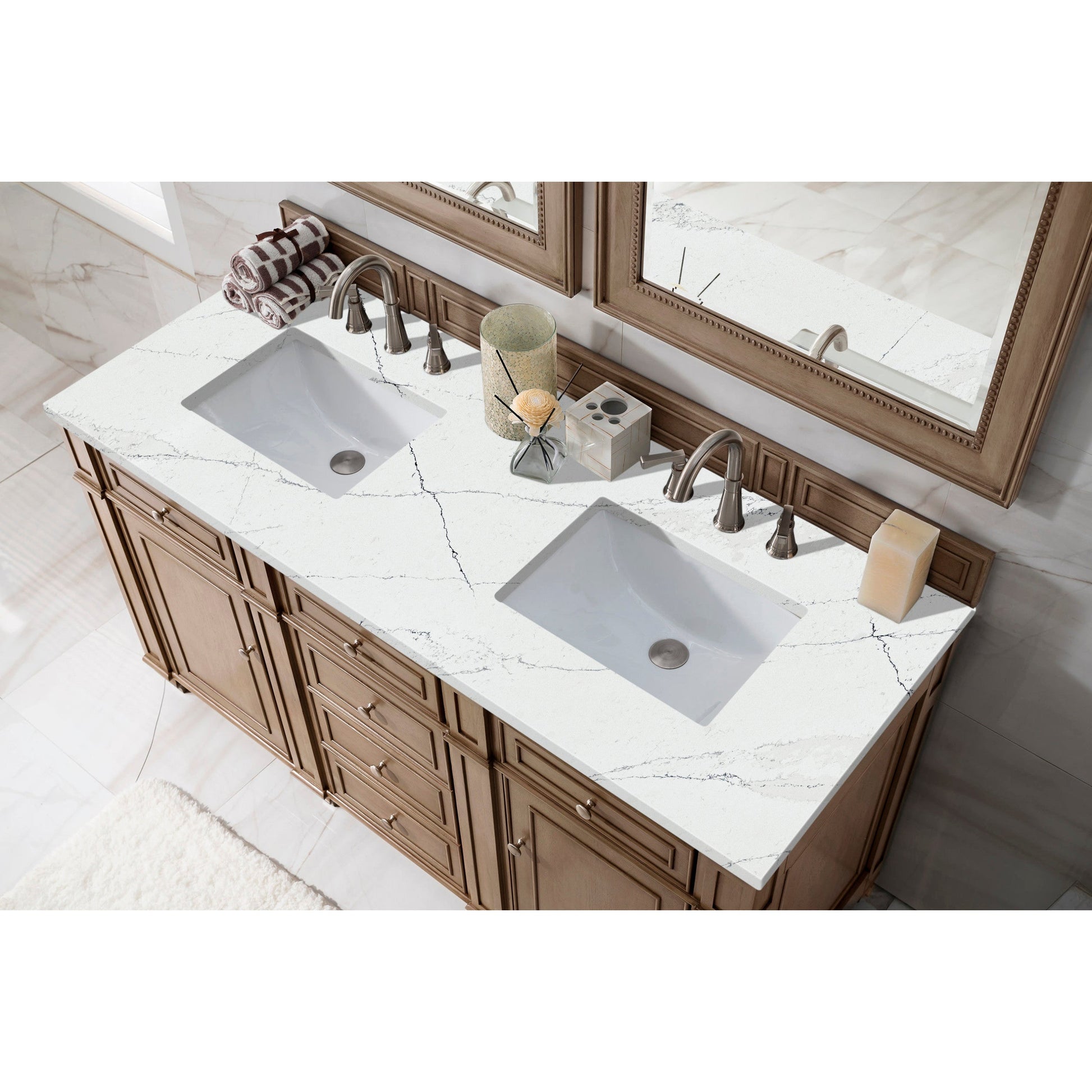 Whitewashed Walnut / Ethereal Noctis - 3 Faucet Holes