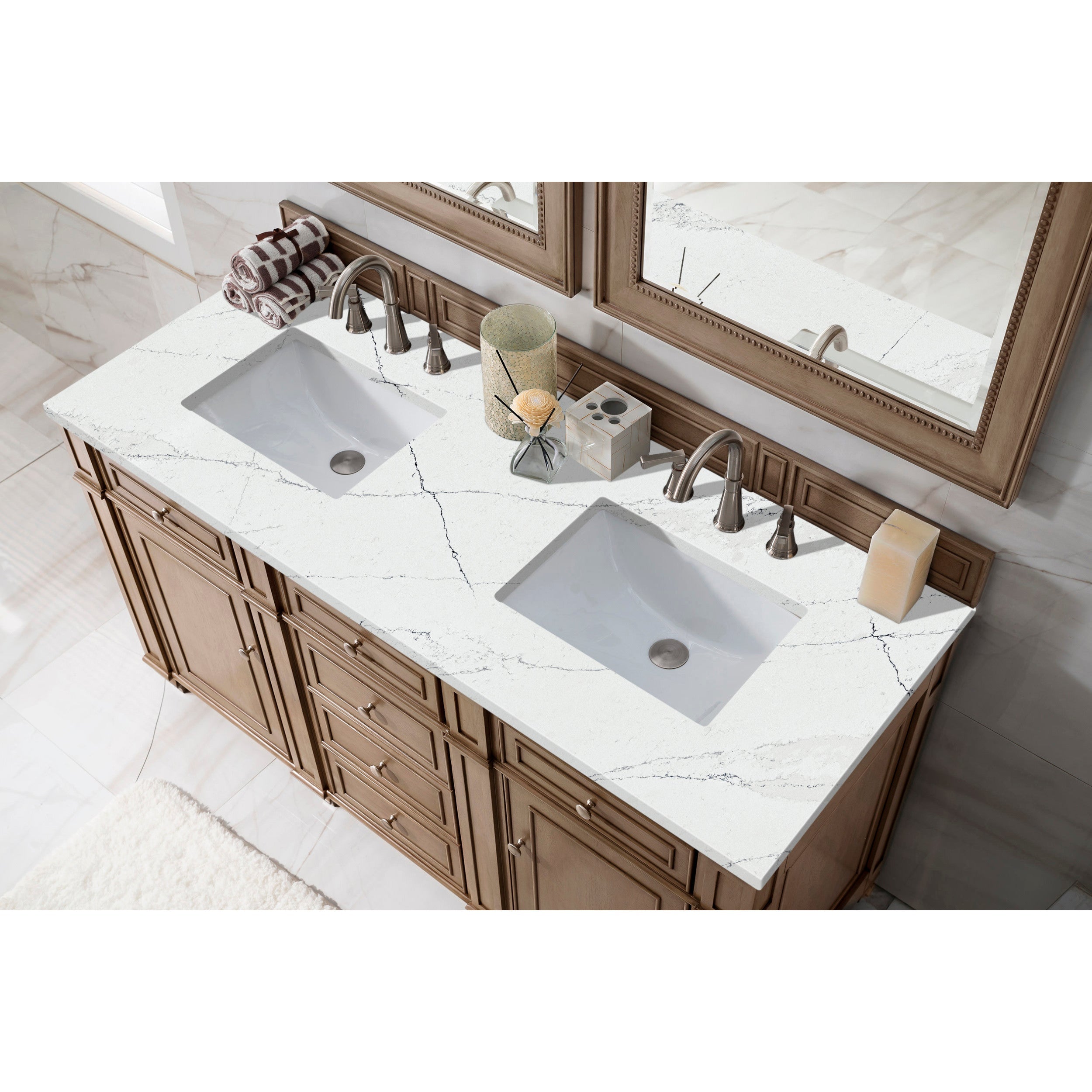 Whitewashed Walnut / Ethereal Noctis - 3 Faucet Holes