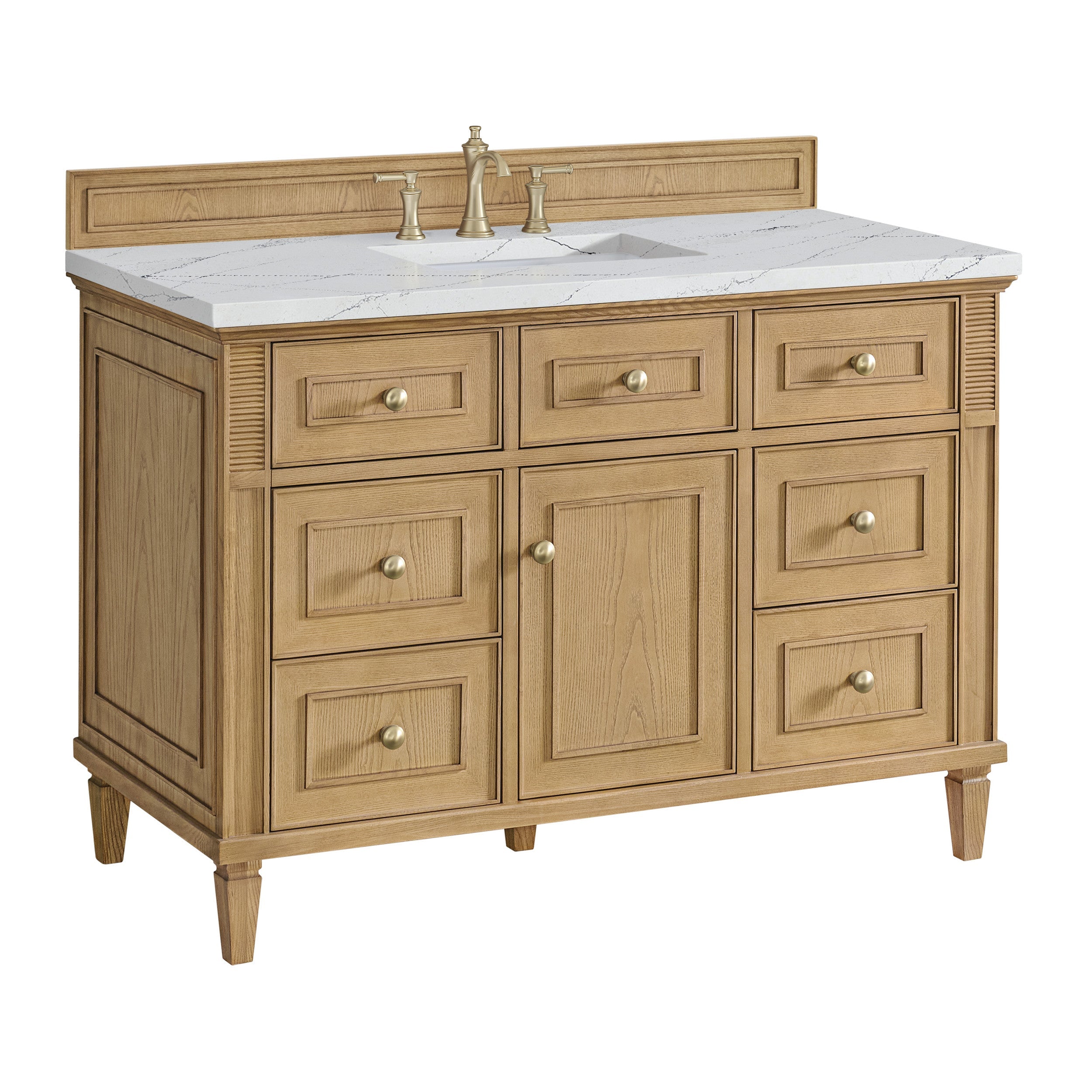 Light Natural Oak / Ethereal Noctis - 3 Faucet Holes