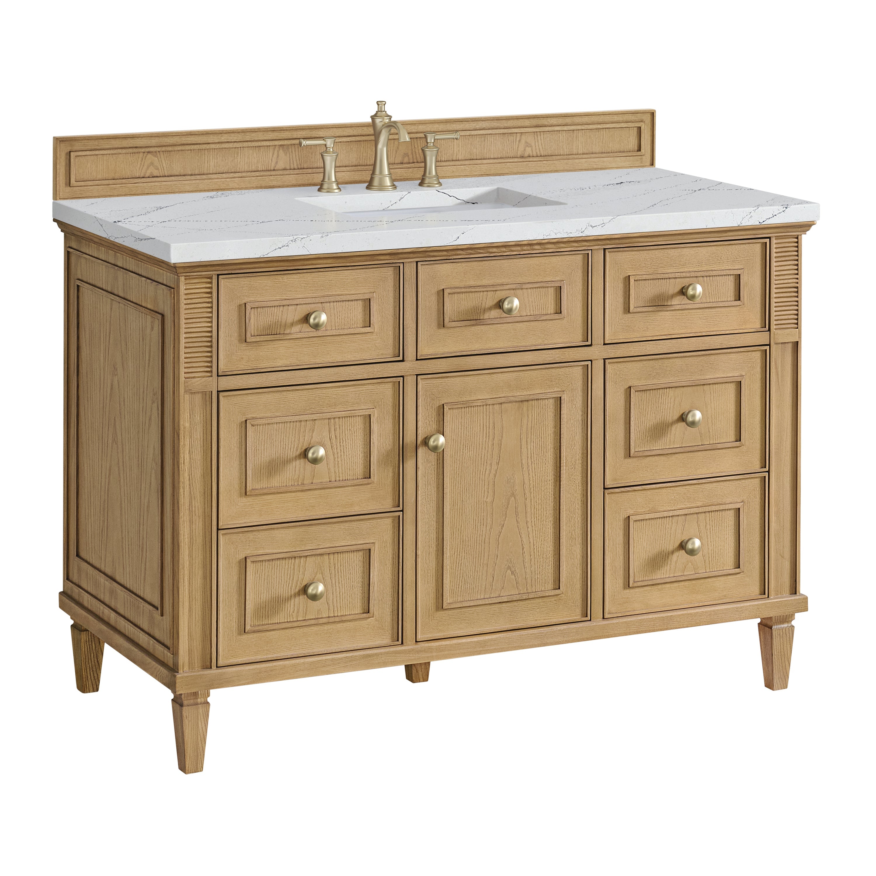 Light Natural Oak / Ethereal Noctis - 3 Faucet Holes