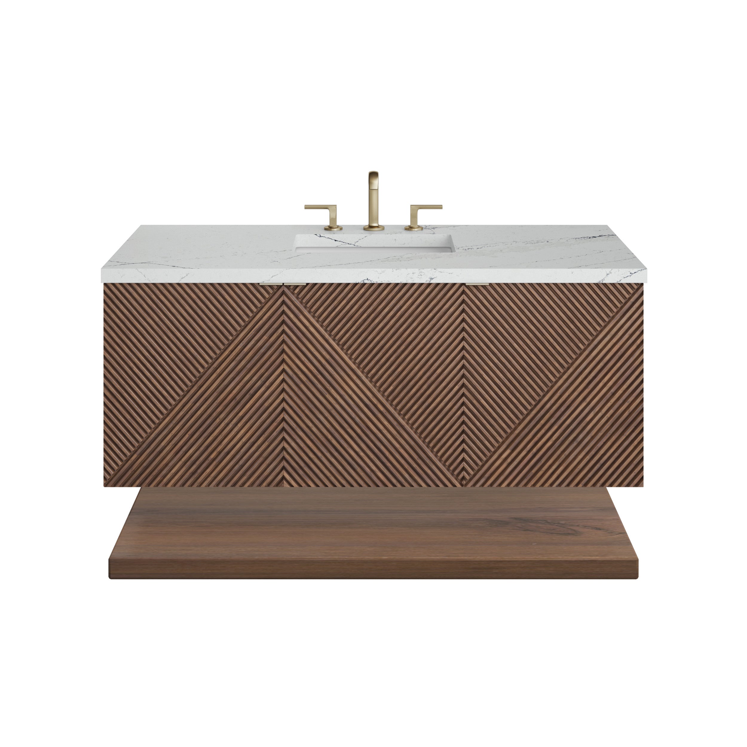 Chestnut / Ethereal Noctis - 3 Faucet Holes