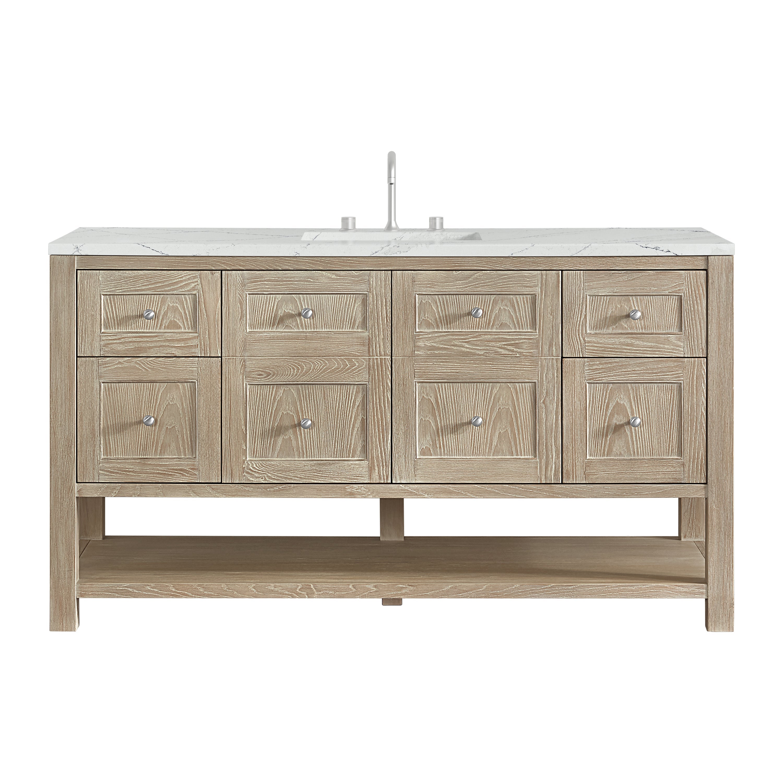 Whitewashed Oak / Ethereal Noctis - 3 Faucet Holes