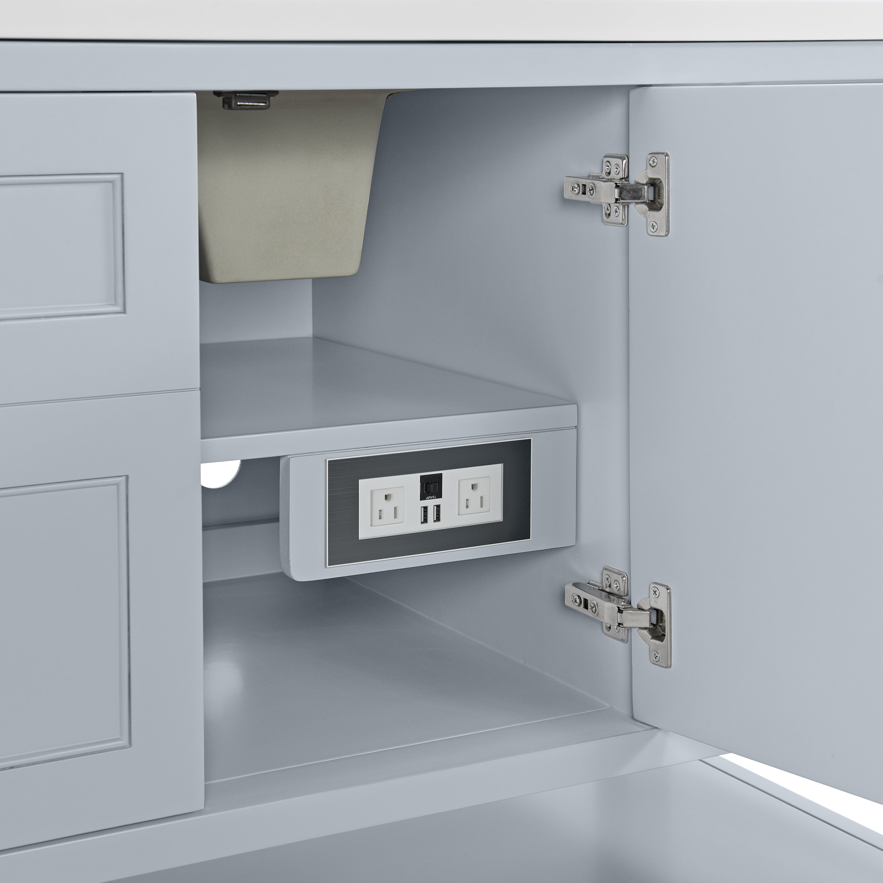 Serenity Blue / No Countertop
