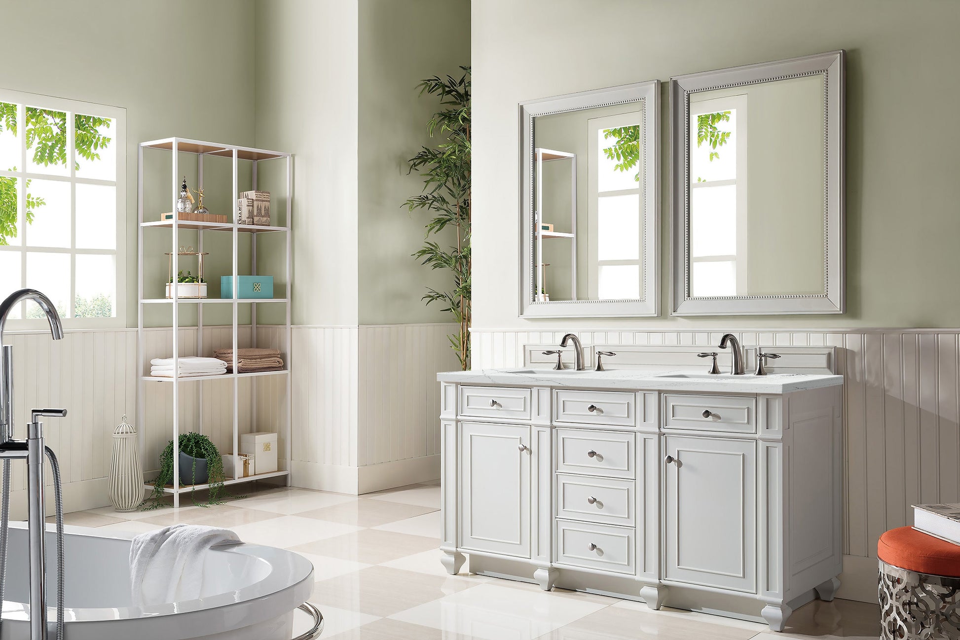 Bright White / Ethereal Noctis - 3 Faucet Holes