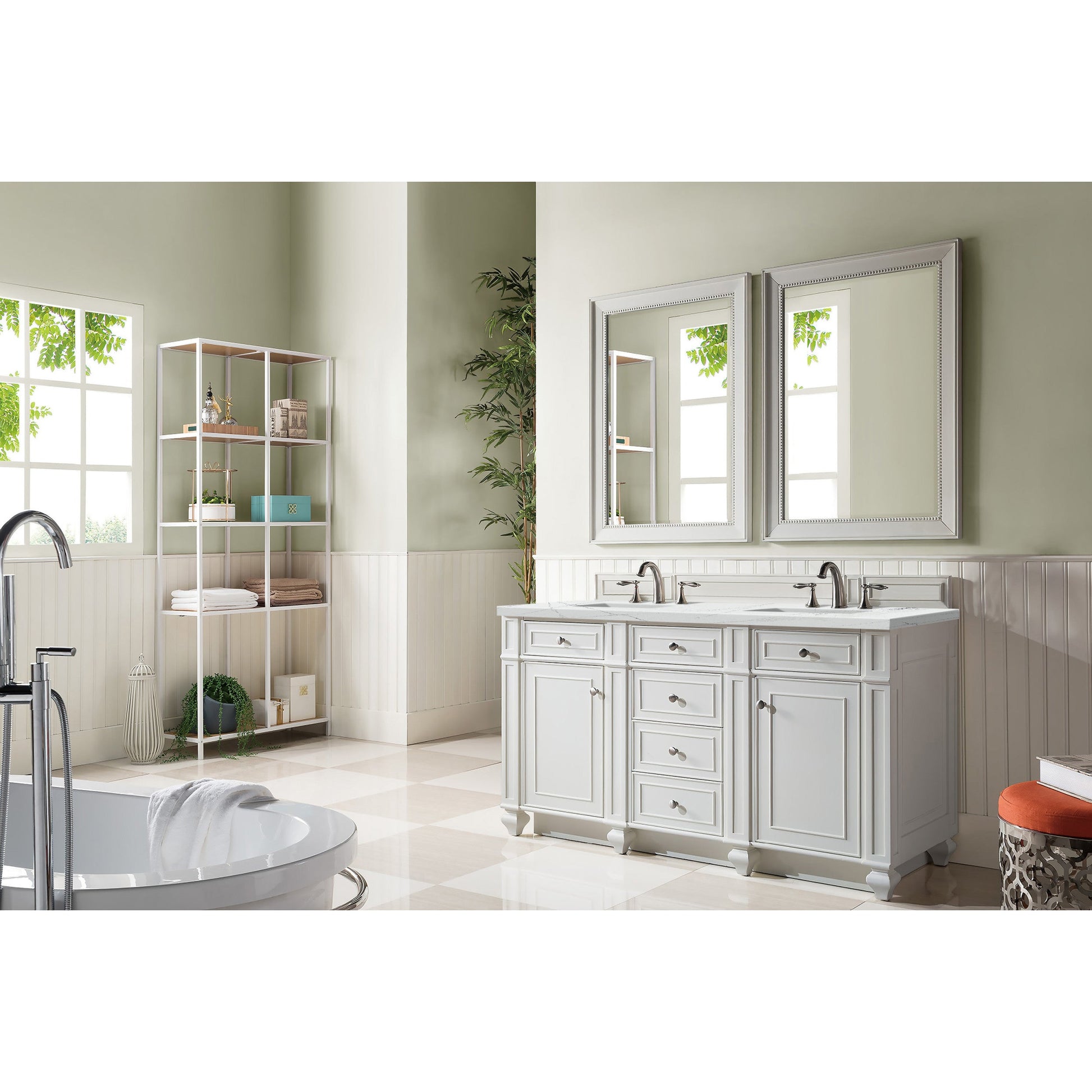 Bright White / Ethereal Noctis - 3 Faucet Holes