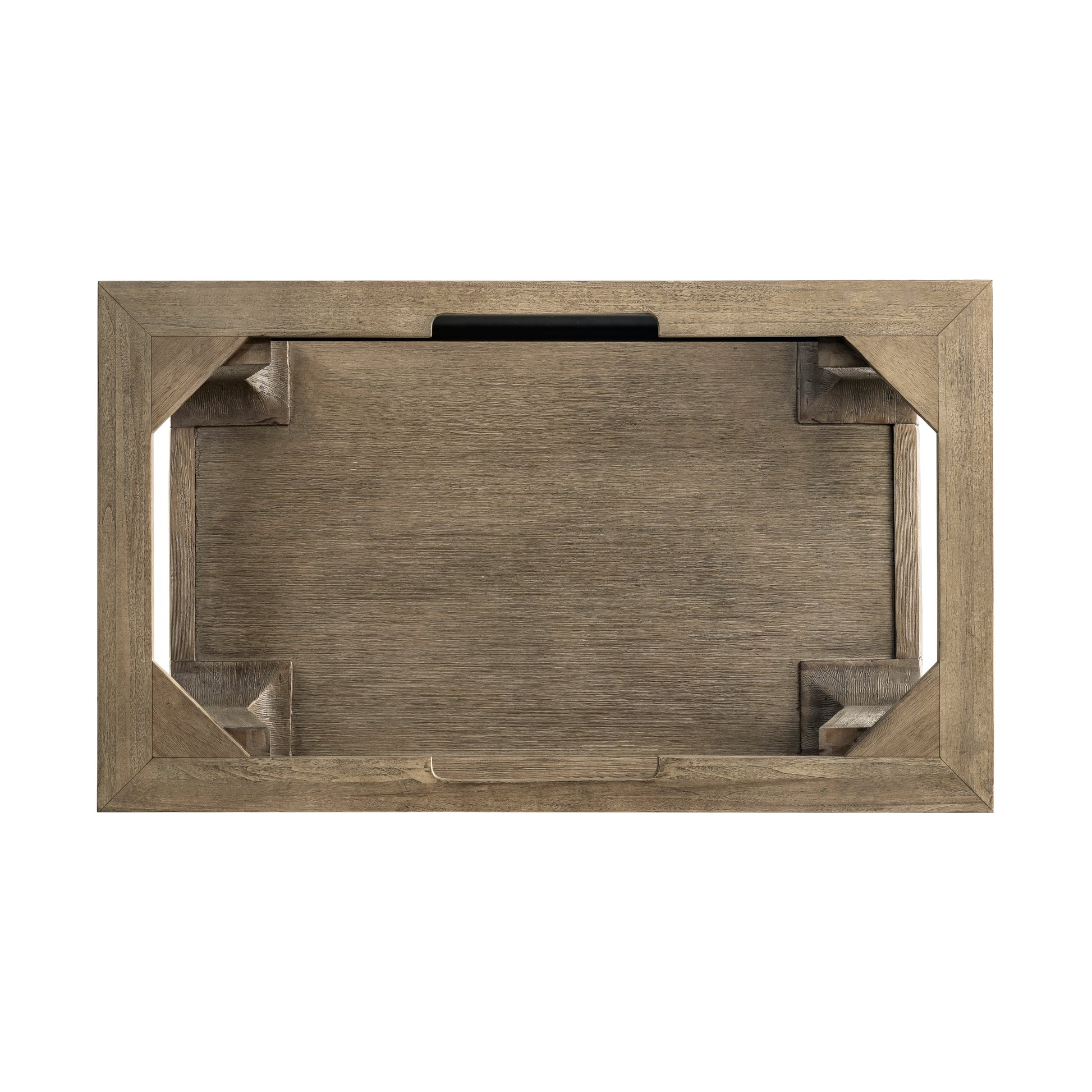 Weathered Timber / Glossy White