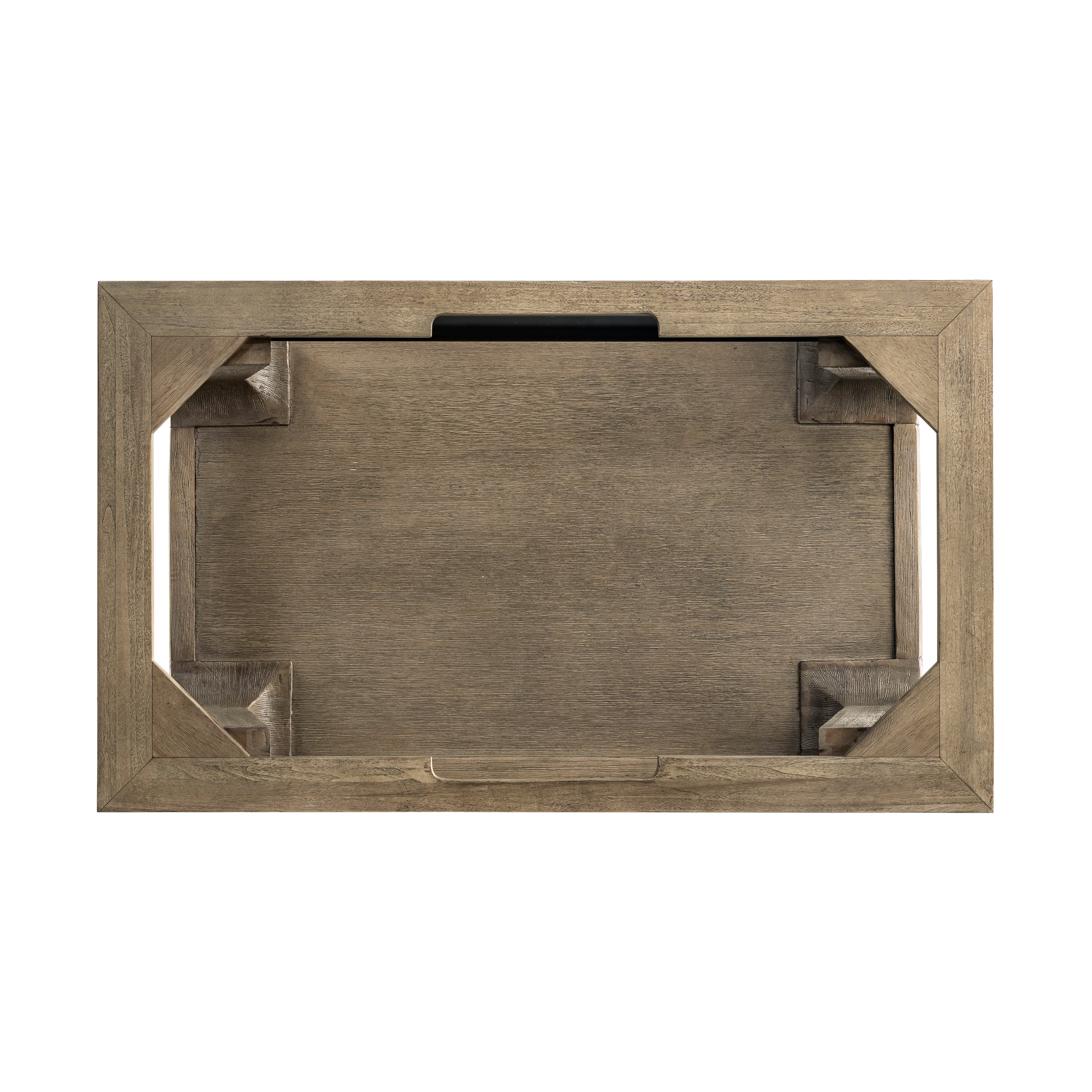 Weathered Timber / Glossy White