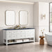 Bright White / Charcoal Soapstone - 3 Faucet Holes