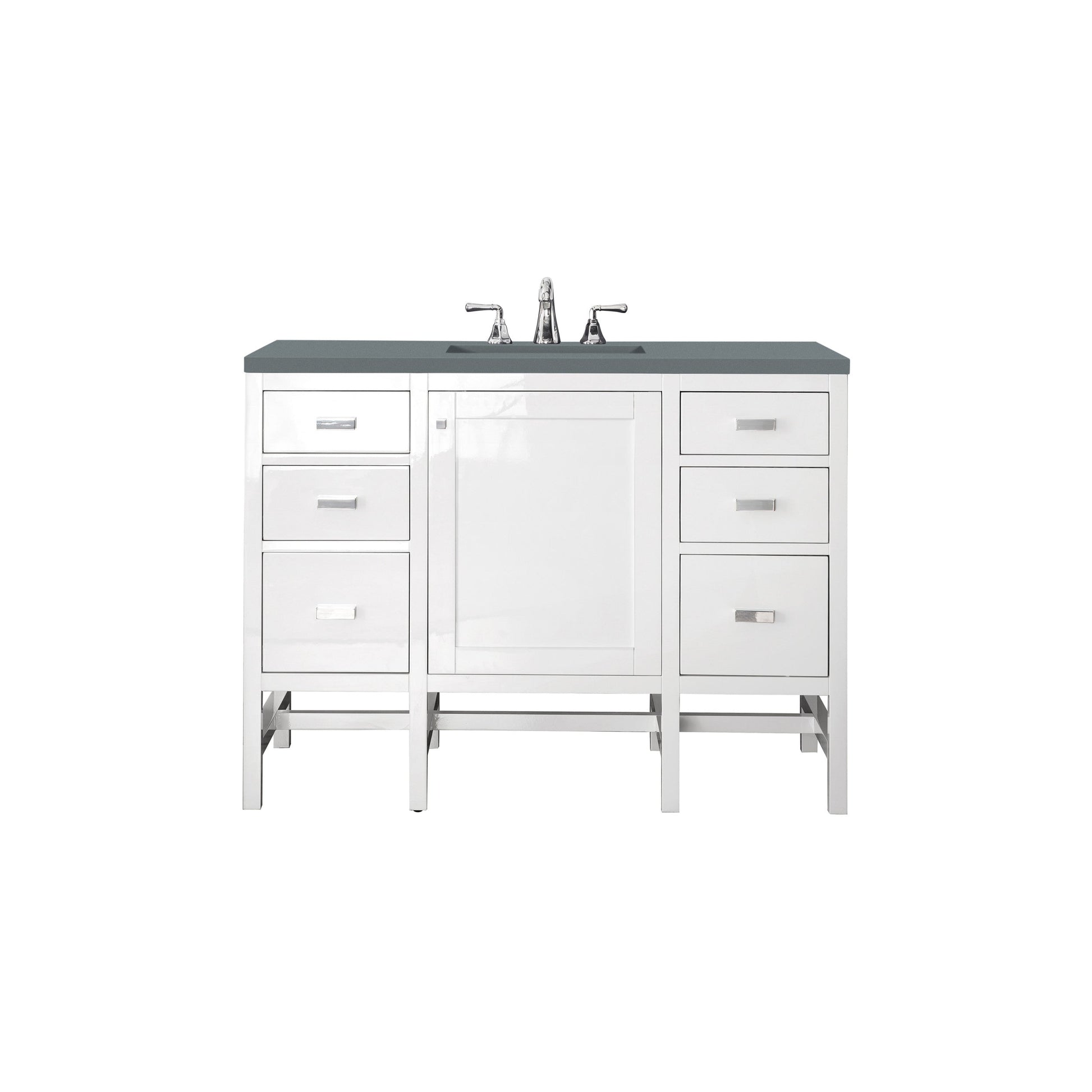Glossy White / Cala Blue - 3 Faucet Holes