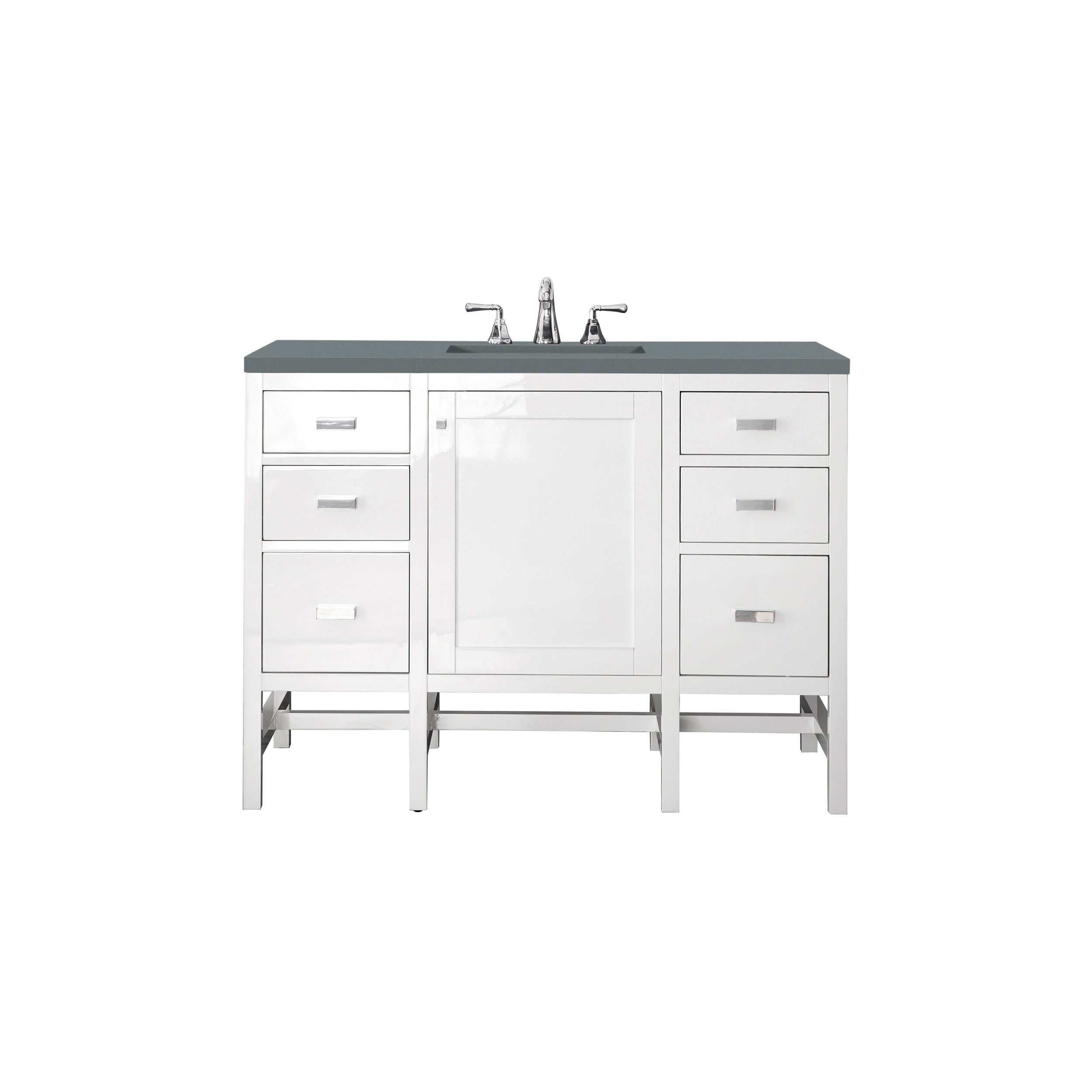 Glossy White / Cala Blue - 3 Faucet Holes