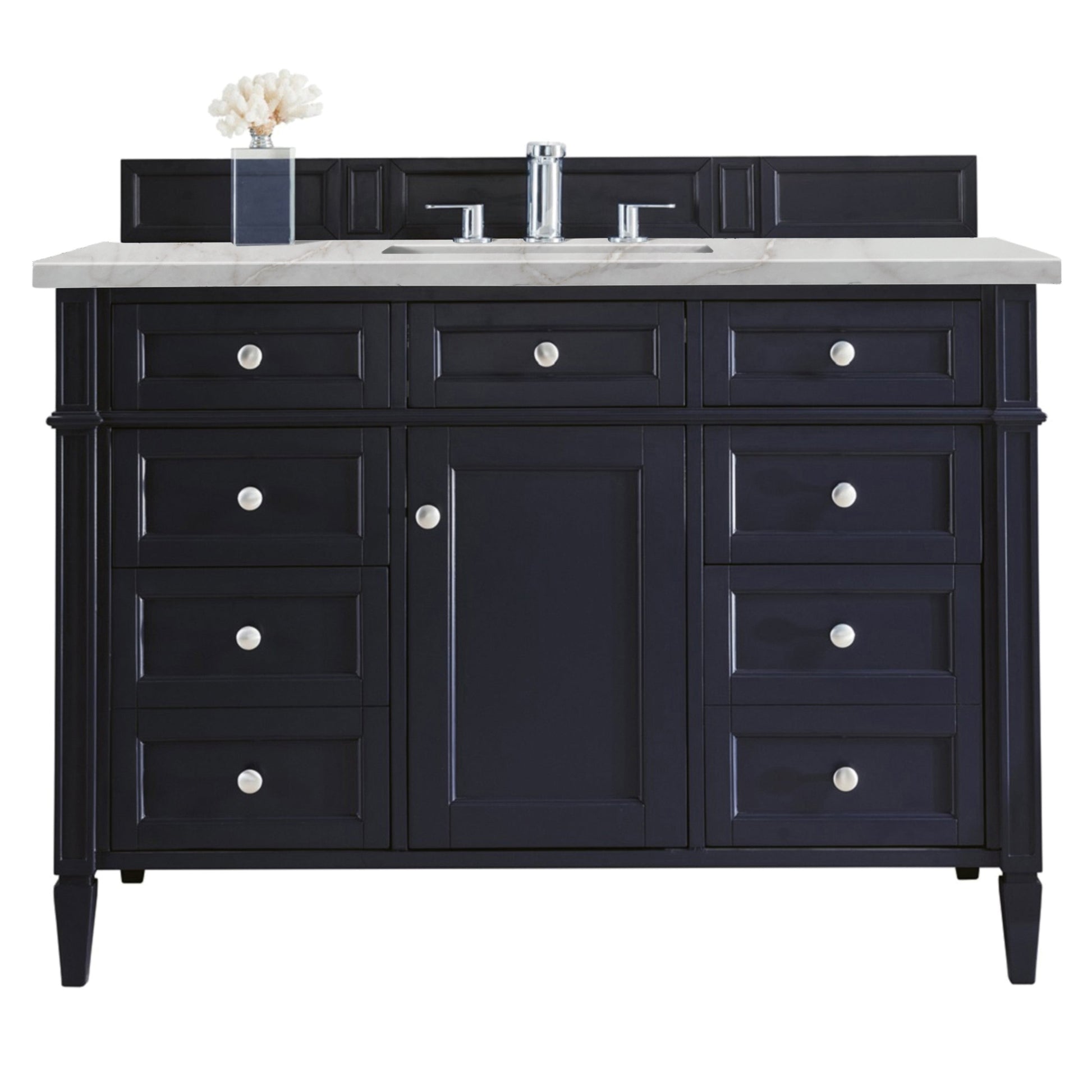 Victory Blue / Victorian Silver - 3 Faucet Holes