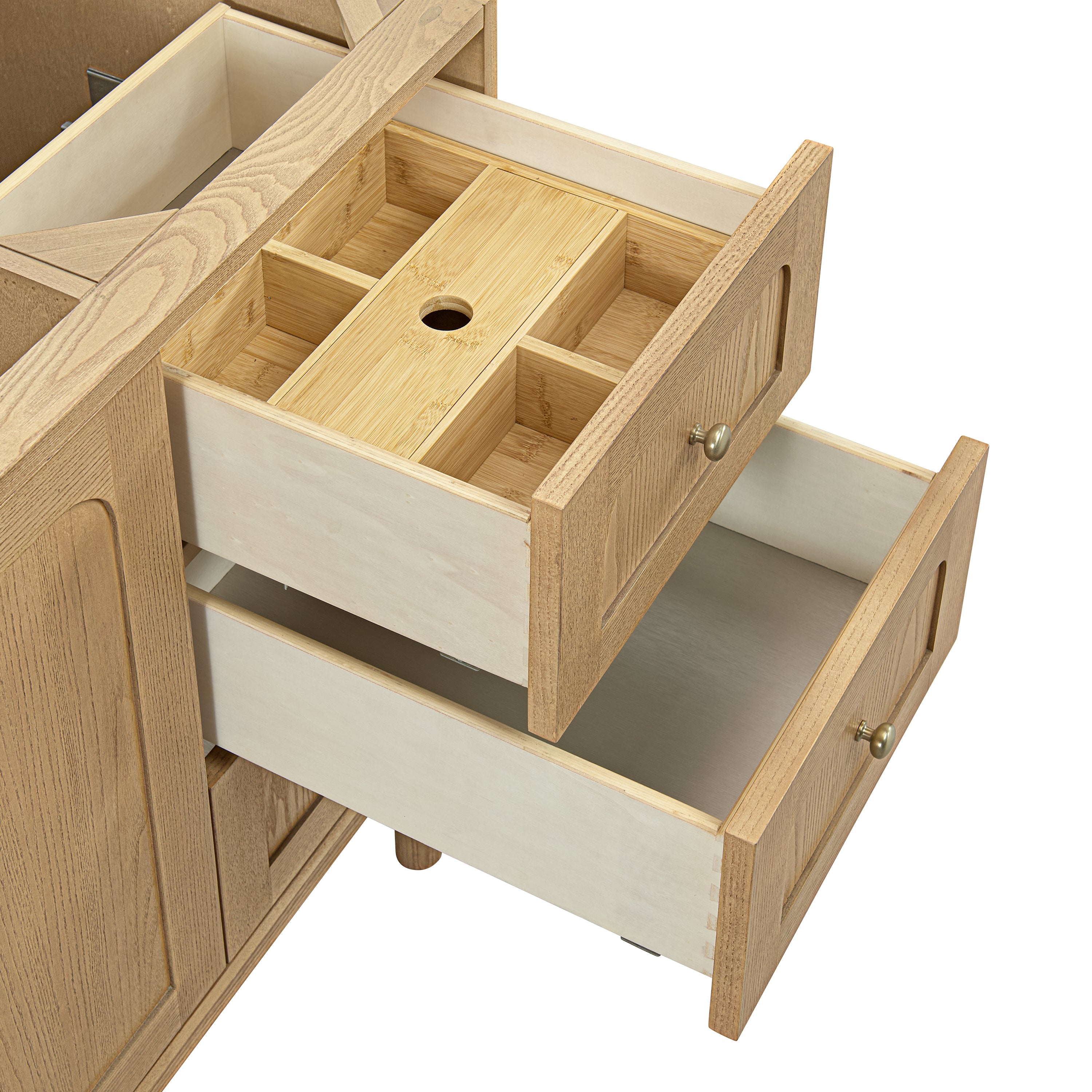 Light Natural Oak / No Countertop
