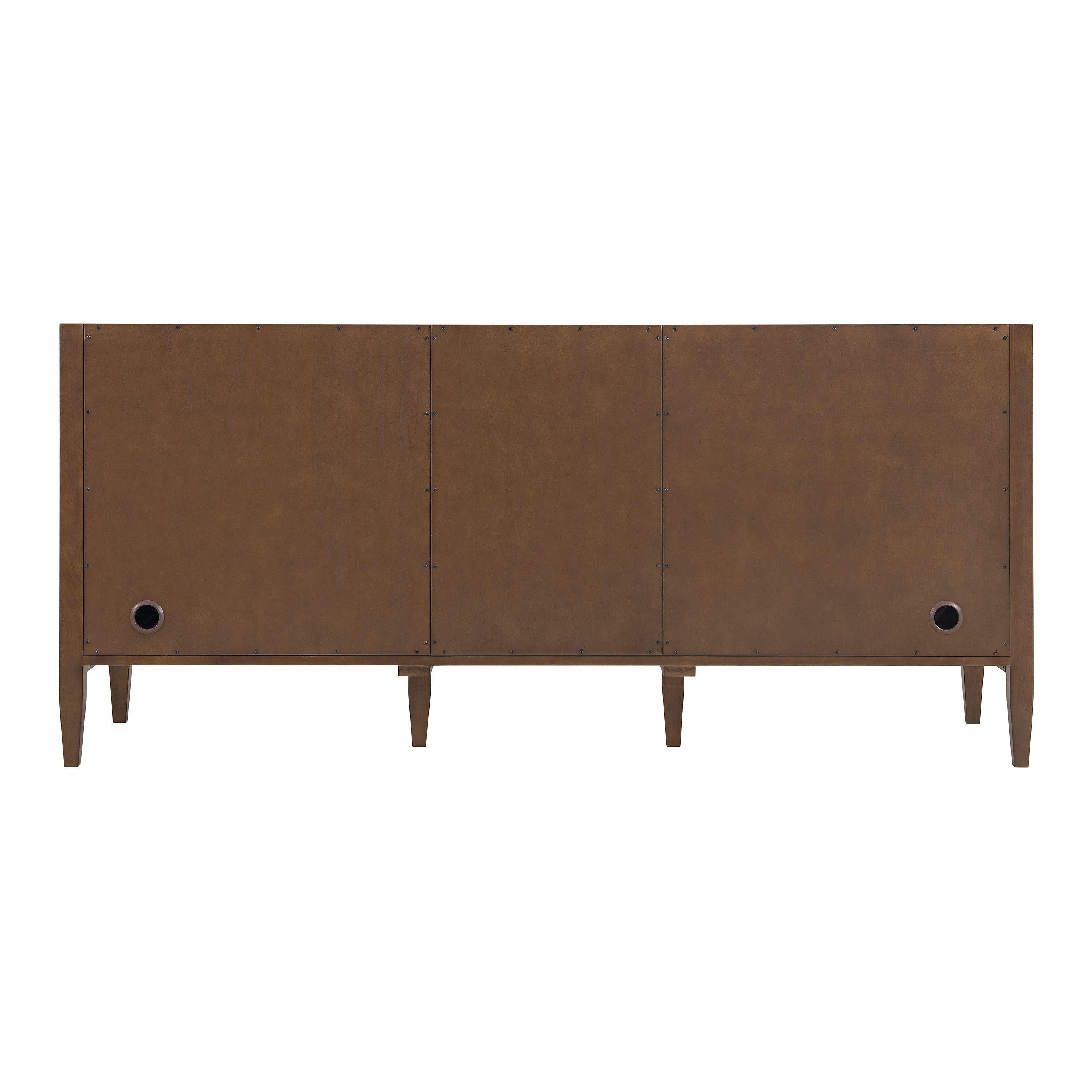 Mid-Century Walnut / Victorian Silver - 3 Faucet Holes