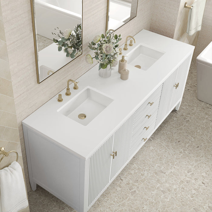 Bright White / White Zeus - 3 Faucet Holes