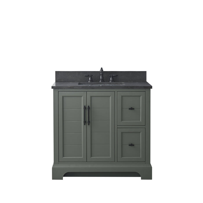 Vanity Art Madison 36" Single Sink 2 Door and Drawer Bathroom Vanity with Top