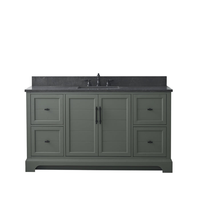 Vanity Art Madison 60" Single Sink 2 Door and 4 Drawer Bathroom Vanity with Top