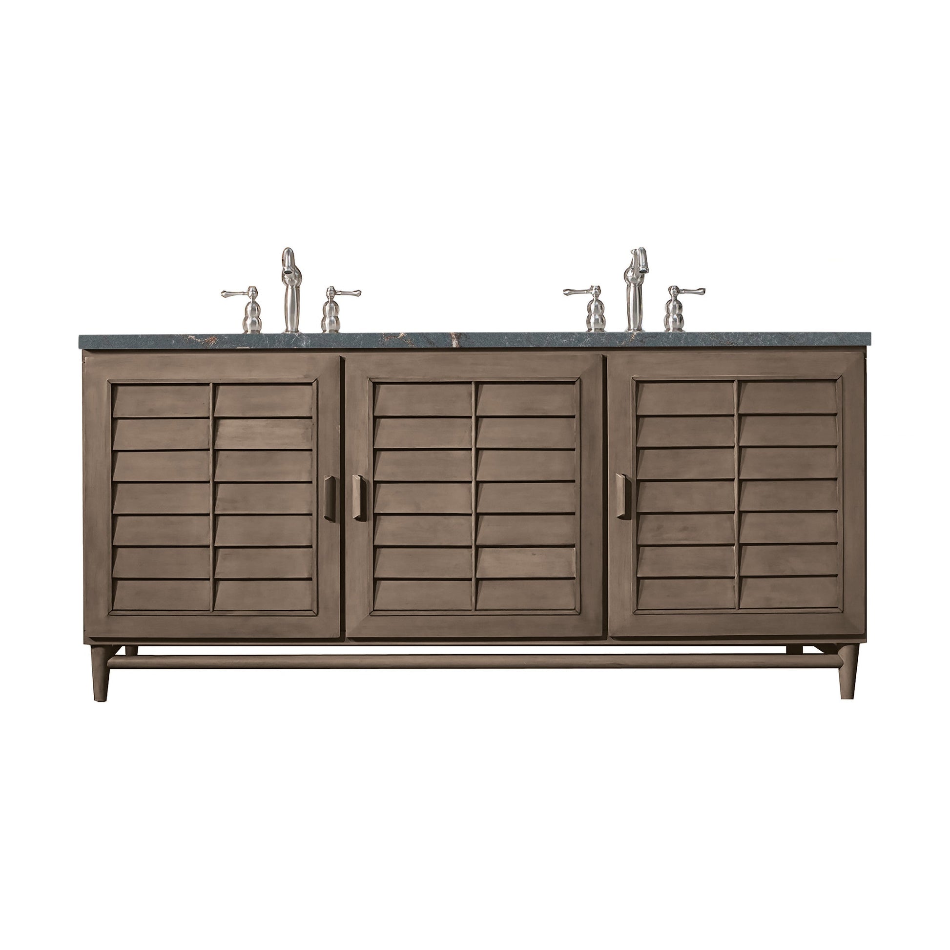 Whitewashed Walnut / Parisien Bleu - 3 Faucet Holes