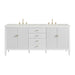Bright White / Lime Delight - 3 Faucet Holes