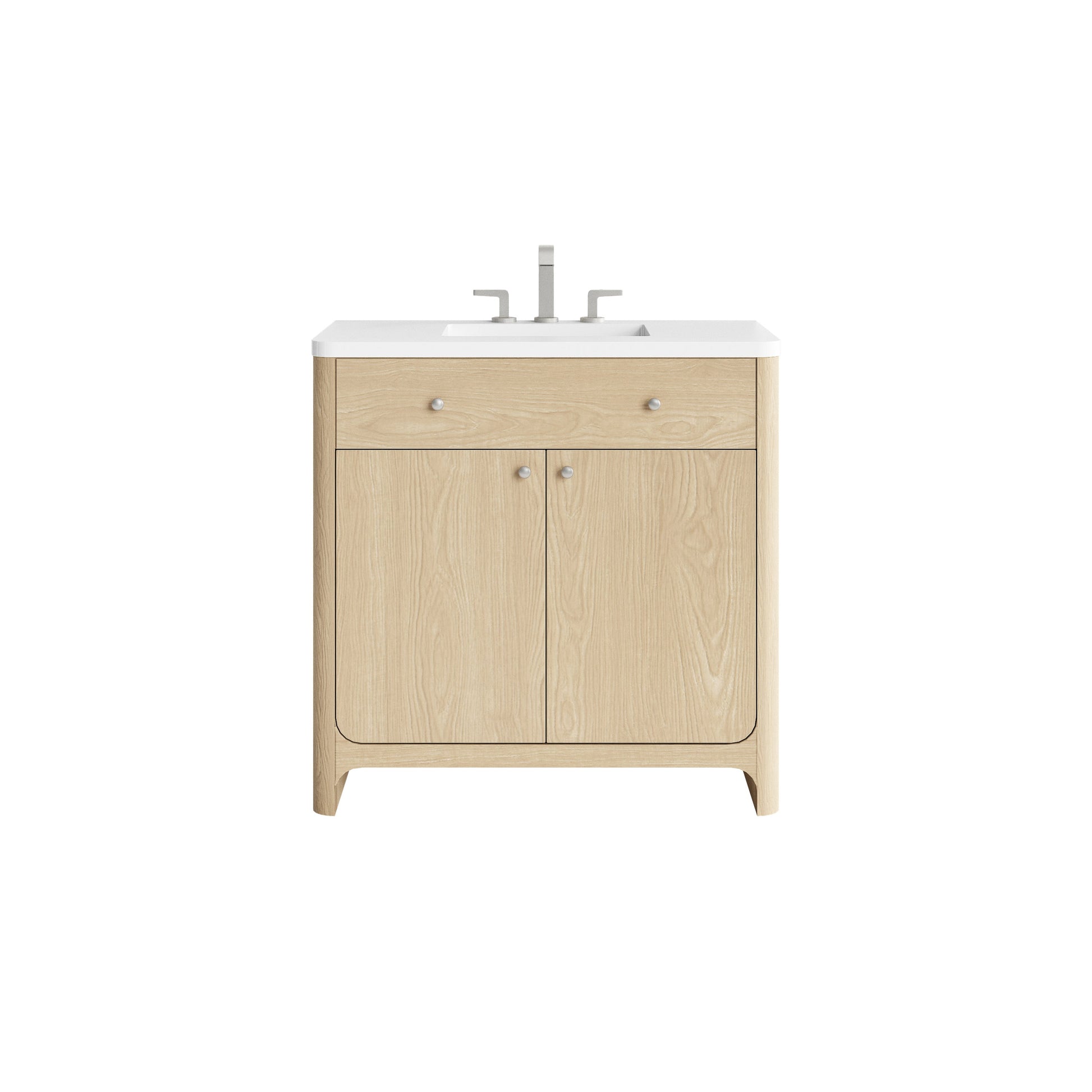 Coastal Driftwood / White Zeus - 3 Faucet Hole