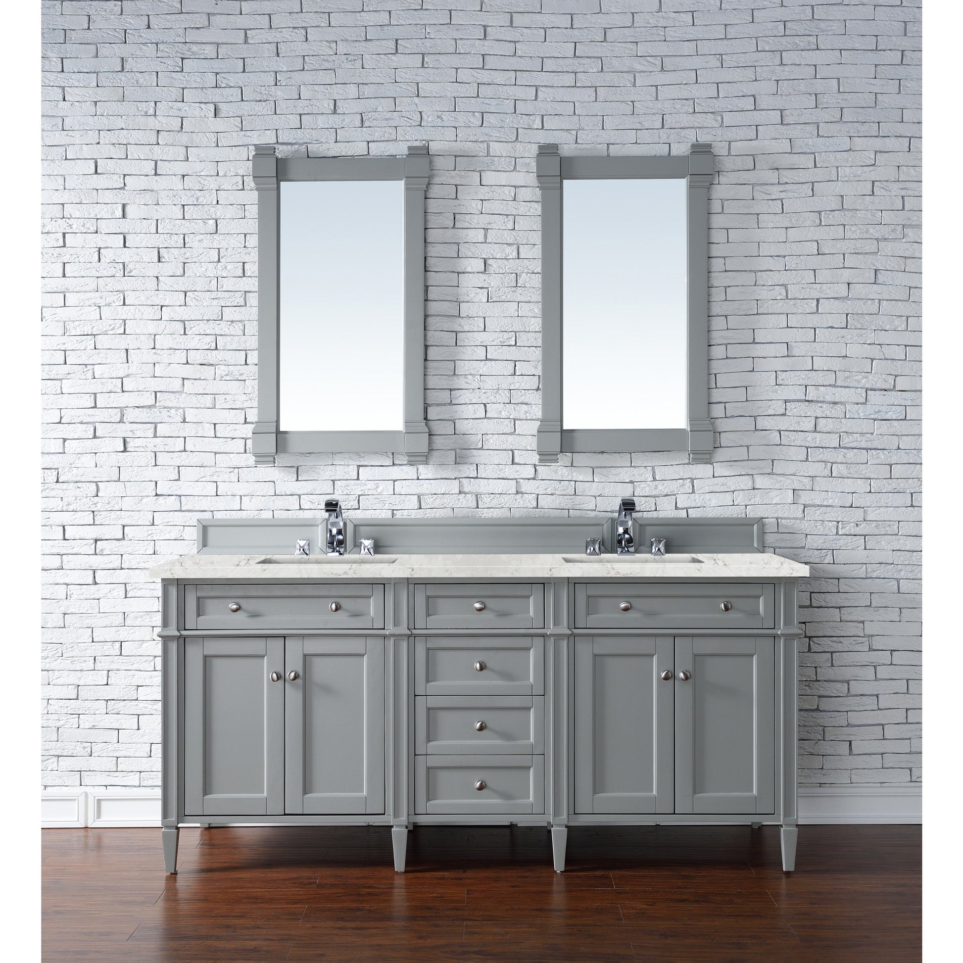 Urban Gray / Eternal Jasmine Pearl - 3 Faucet Holes