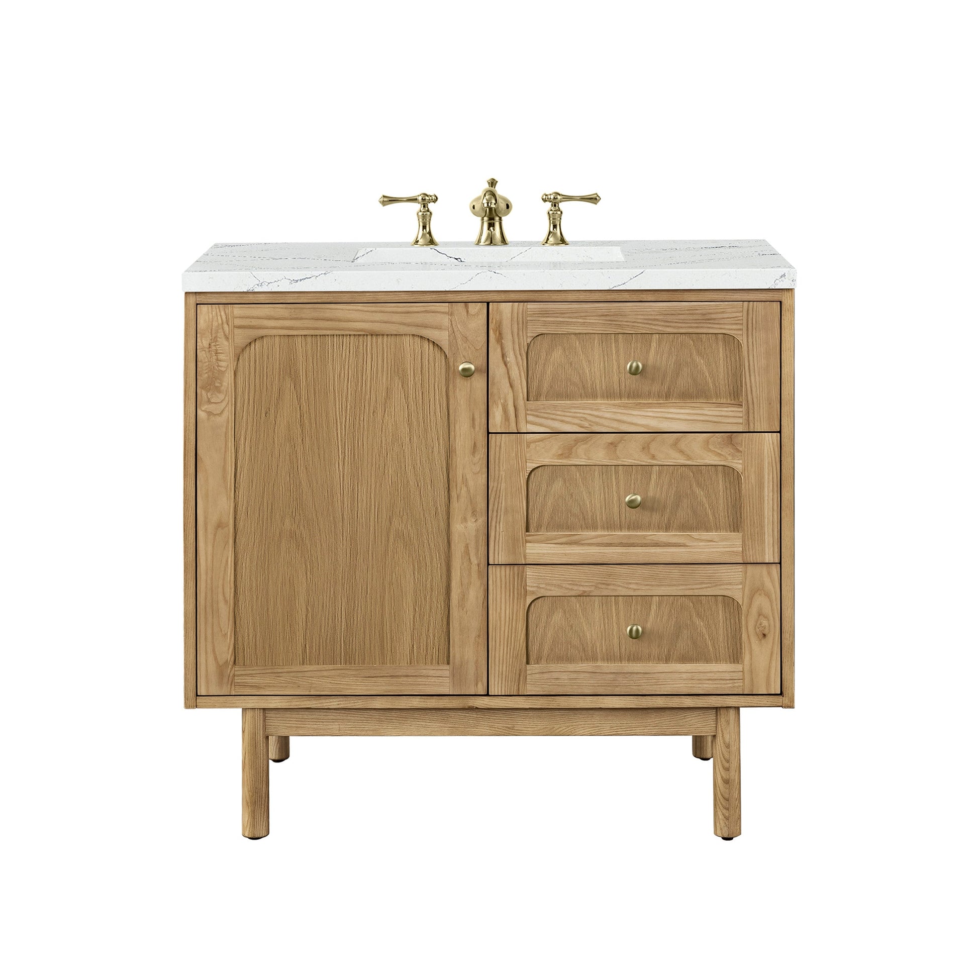 Light Natural Oak / Ethereal Noctis - 3 Faucet Holes
