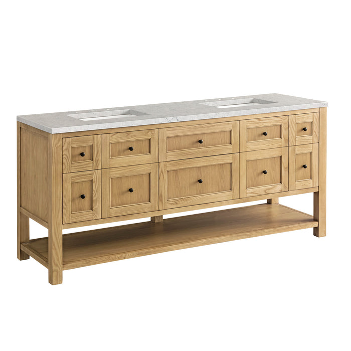 Light Natural Oak / Eternal Jasmine Pearl - 3 Faucet Holes