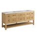 Light Natural Oak / Eternal Jasmine Pearl - 3 Faucet Holes