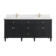 Black Onyx / White Zeus - 1 Faucet Hole