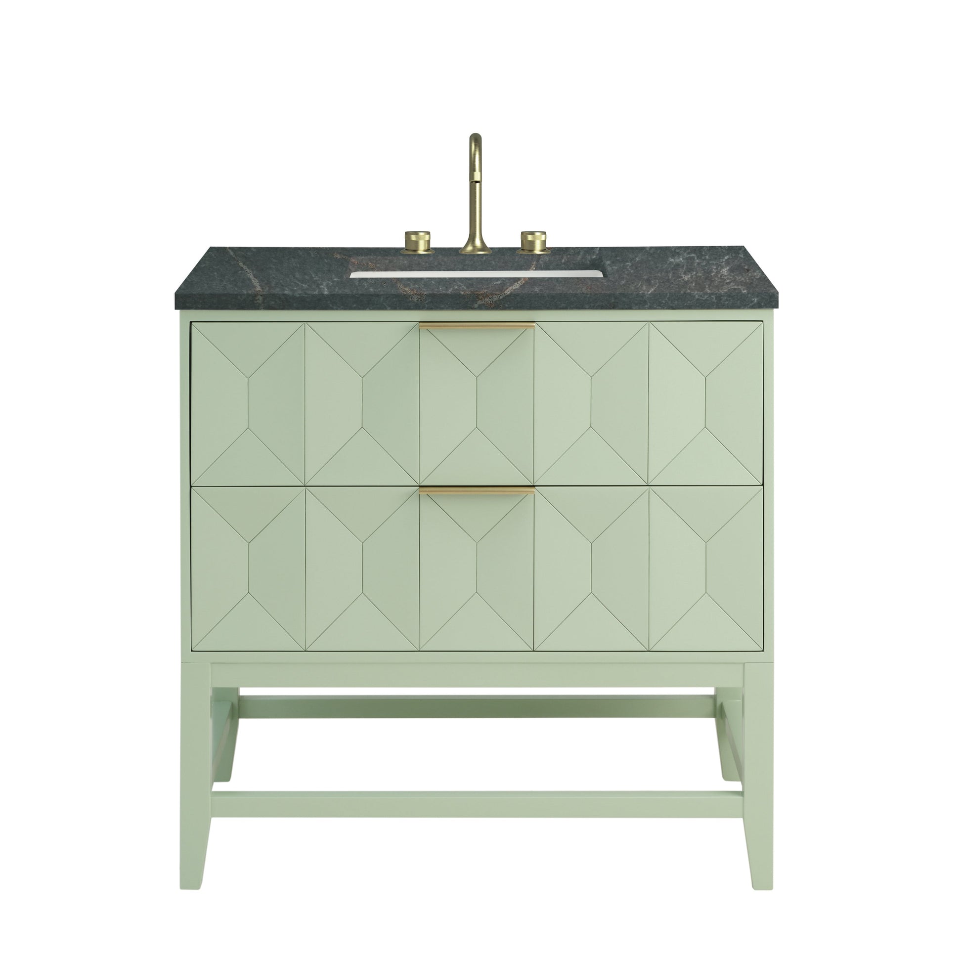 Pistachio / Parisien Bleu - 3 Faucet Holes