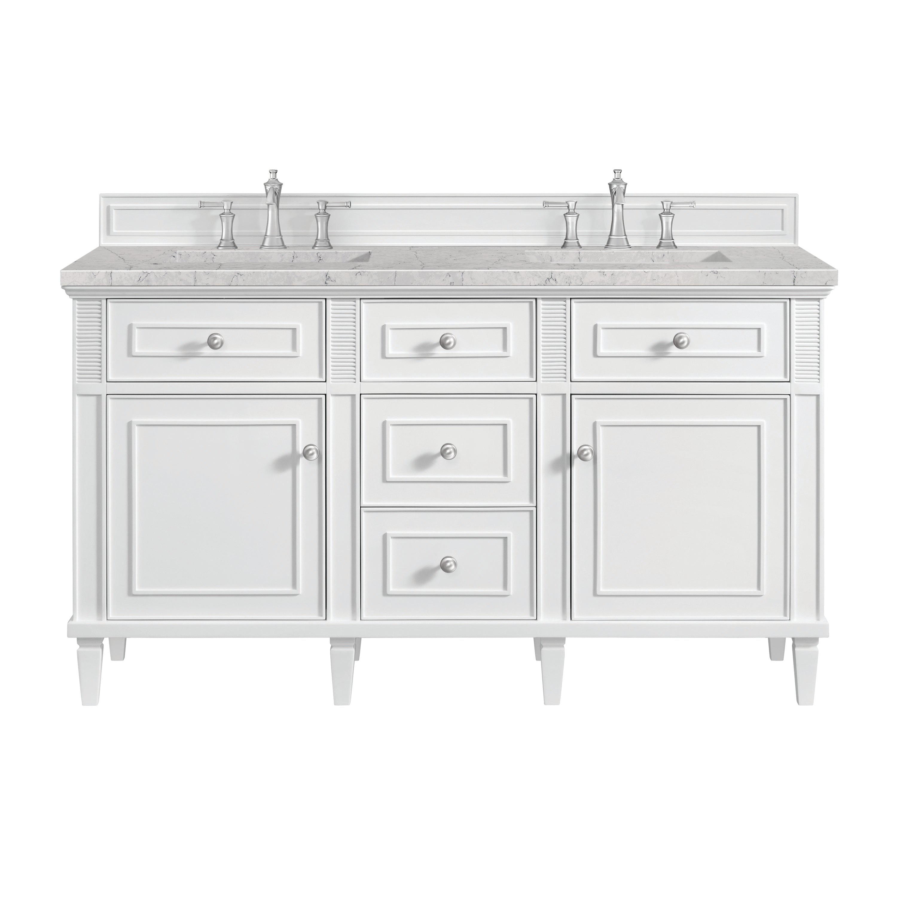 Bright White / Eternal Jasmine Pearl - 3 Faucet Holes