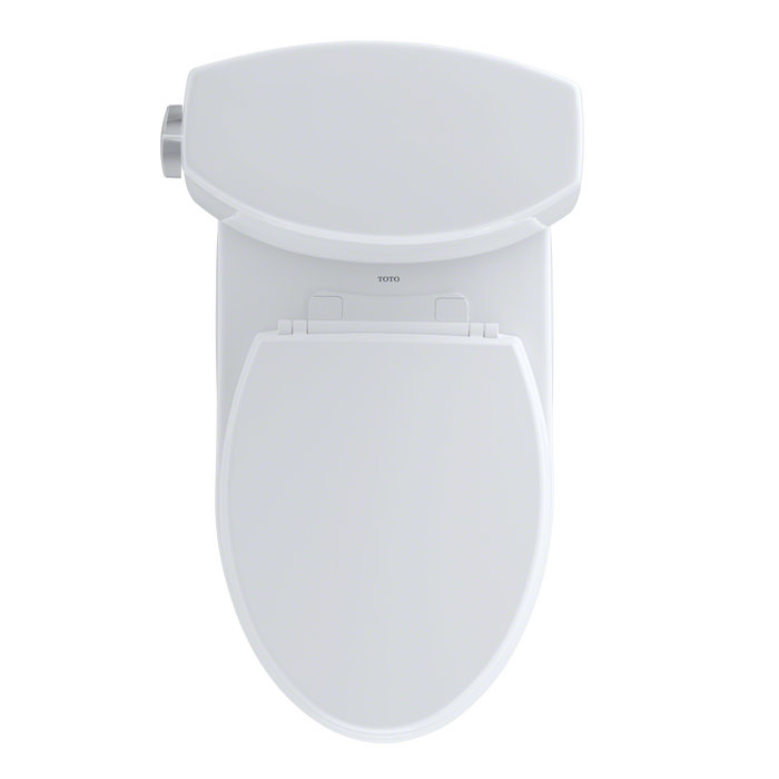 Toto Vespin II Two Piece Elongated 1.28 GPF Universal Height Skirted Design Toilet with Cefiontect