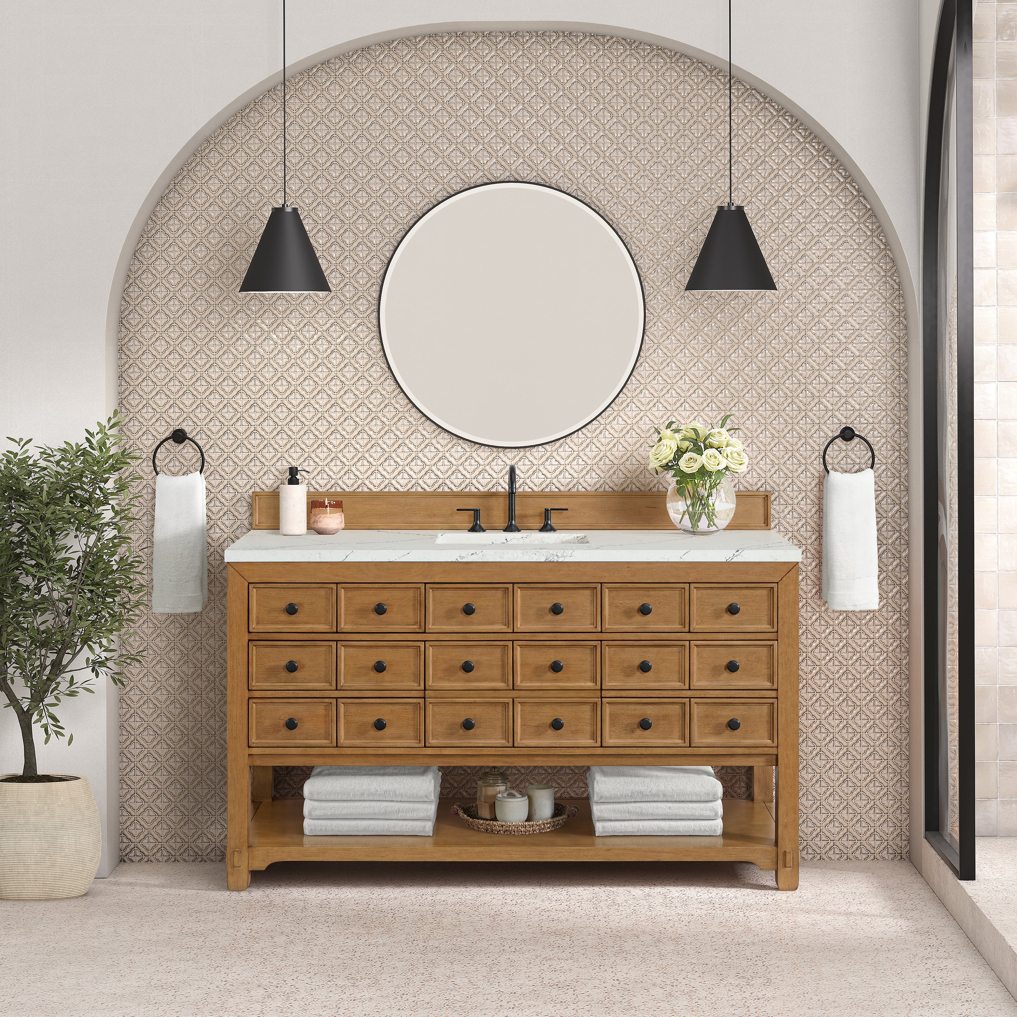 Amber Birch / Ethereal Noctis - 3 Faucet Holes