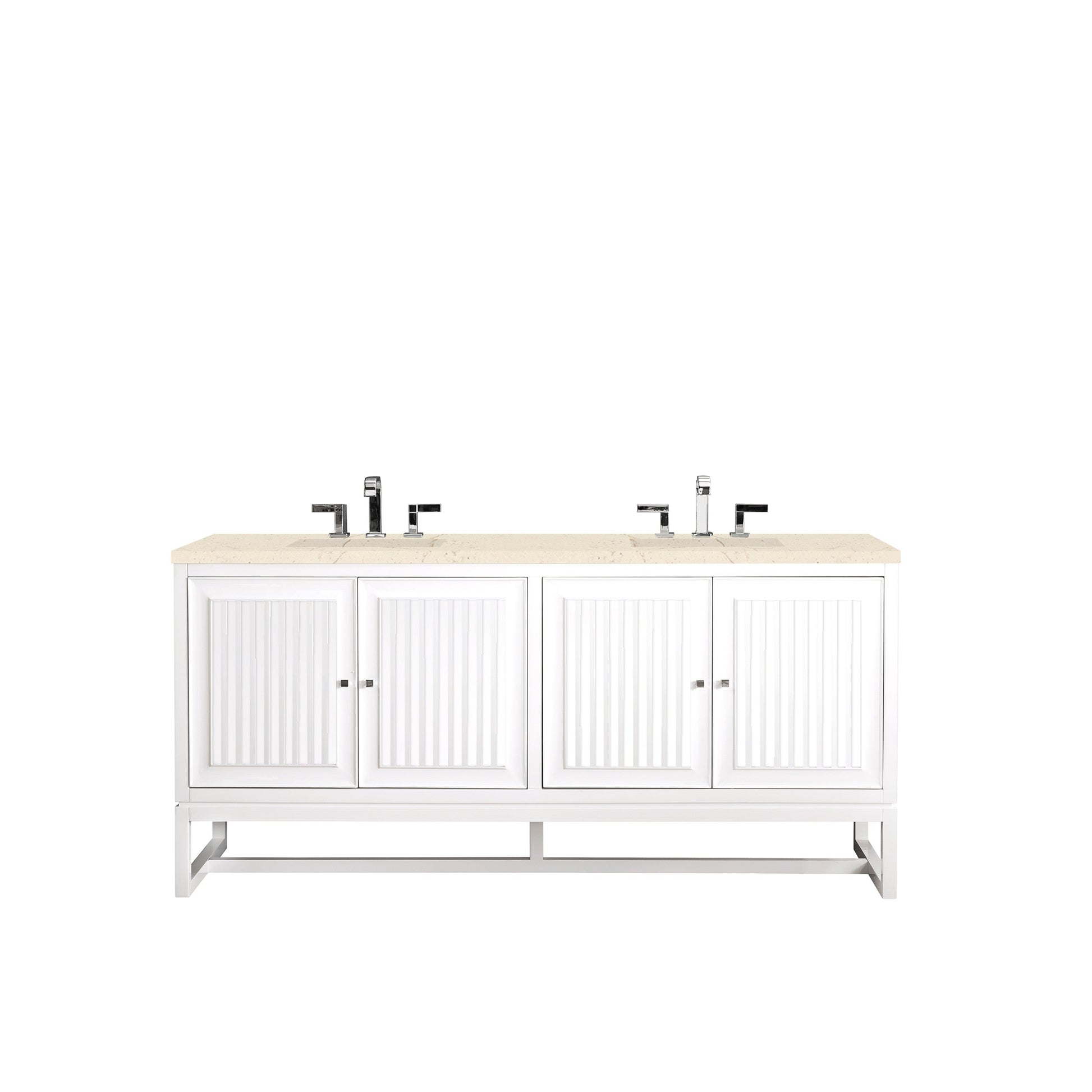Glossy White / Eternal Marfil - 3 Faucet Holes