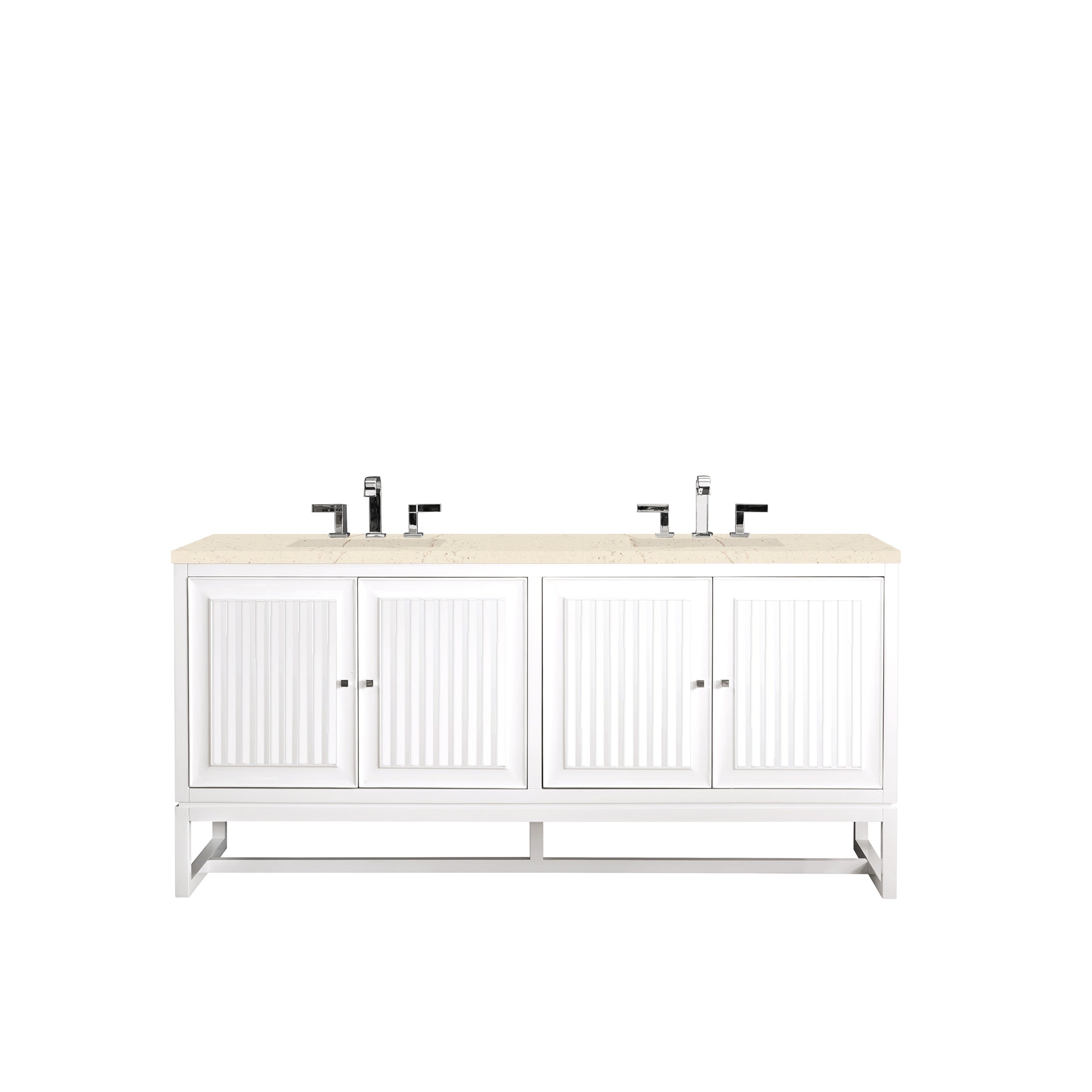 Glossy White / Eternal Marfil - 3 Faucet Holes