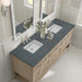 Whitewashed Oak / Parisien Bleu - 3 Faucet Holes