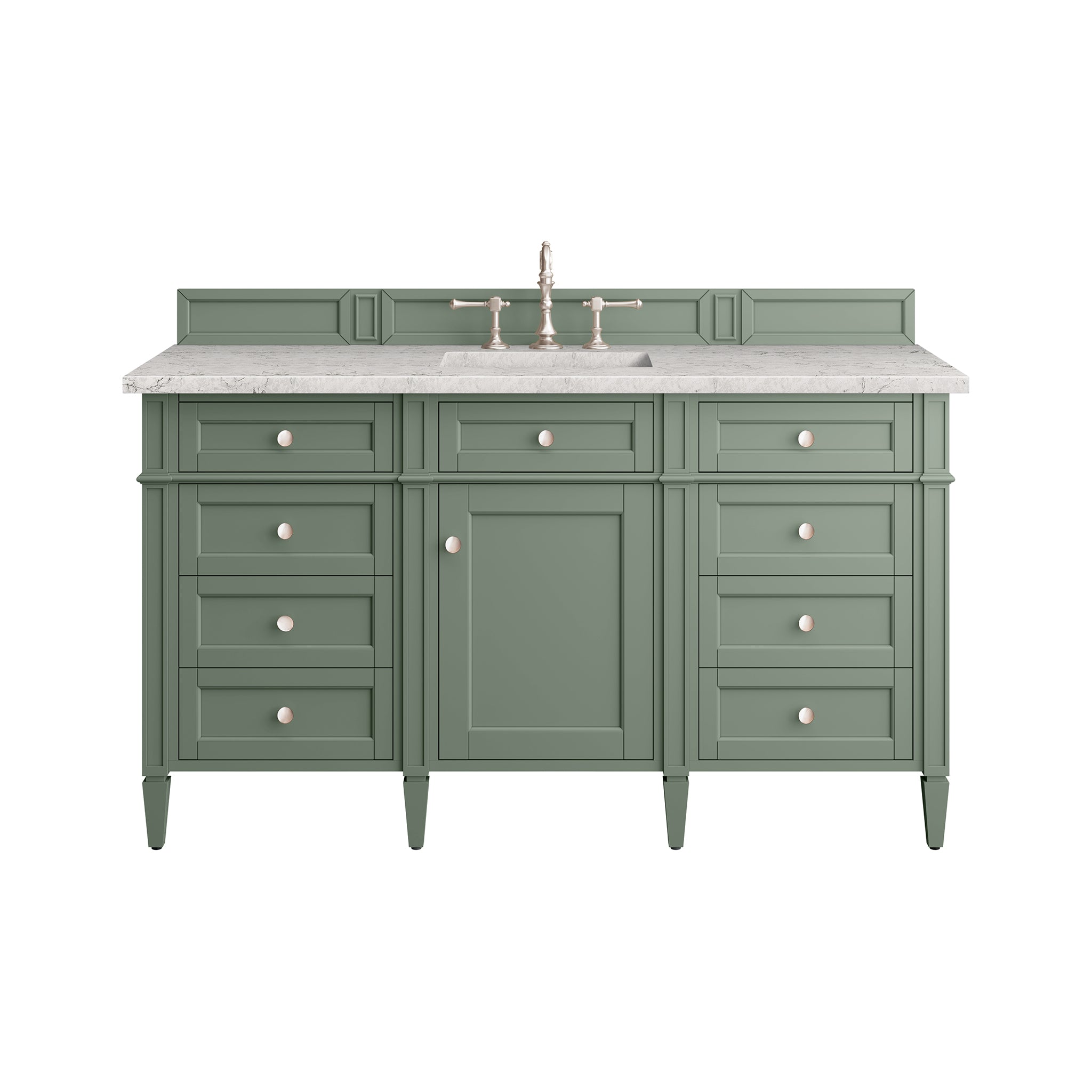 Smokey Celadon / Eternal Jasmine Pearl - 3 Faucet Holes