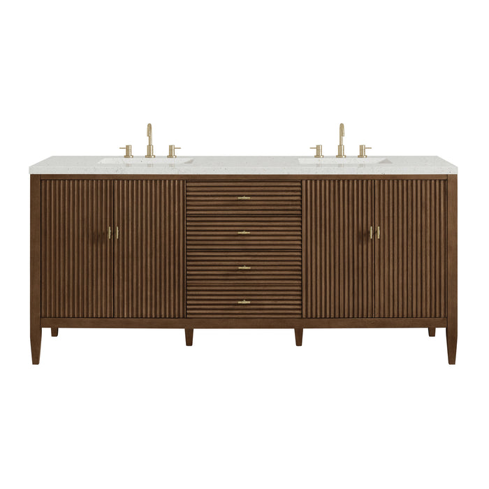 Mid-Century Walnut / Lime Delight - 3 Faucet Holes