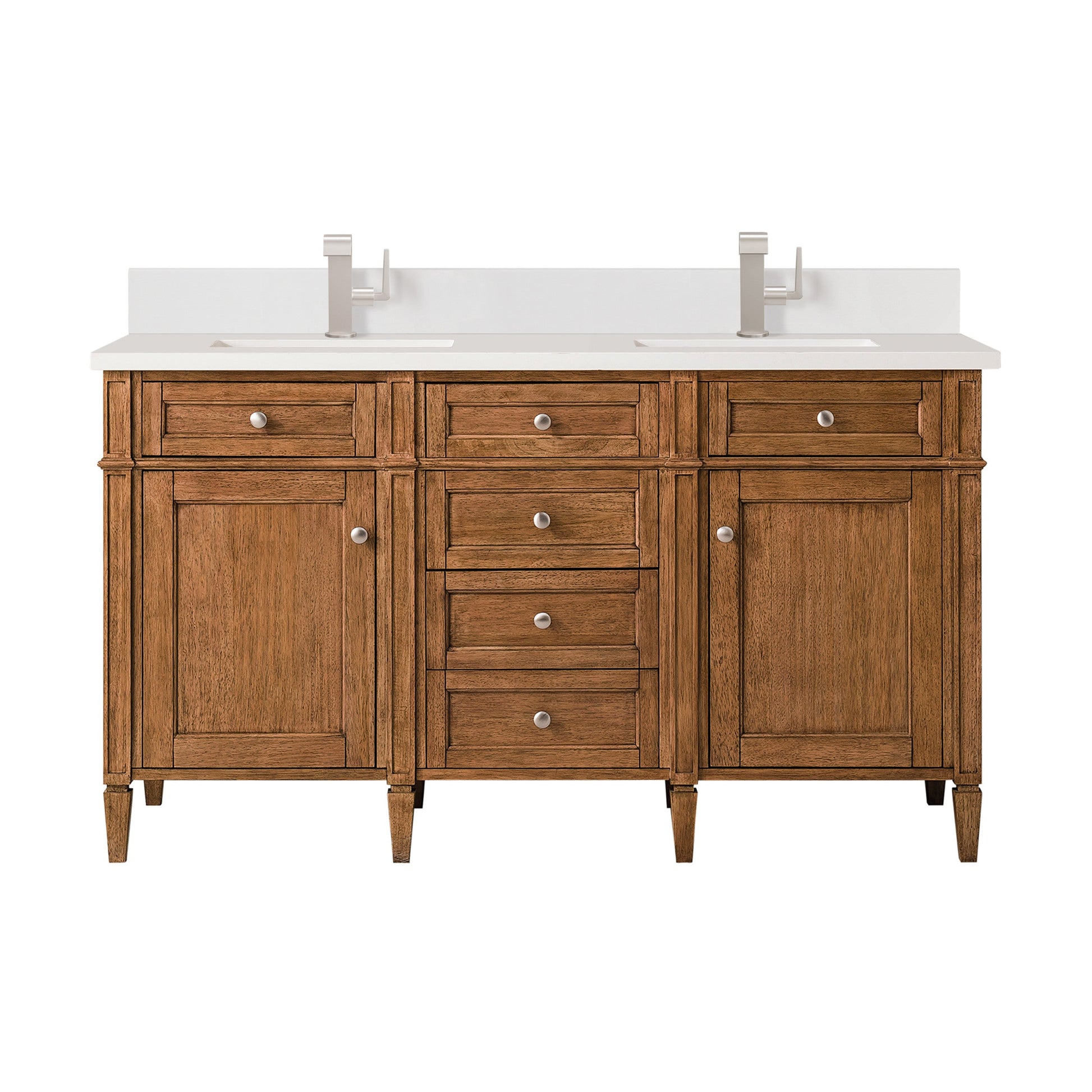 Saddle Brown / White Zeus - 1 Faucet Hole