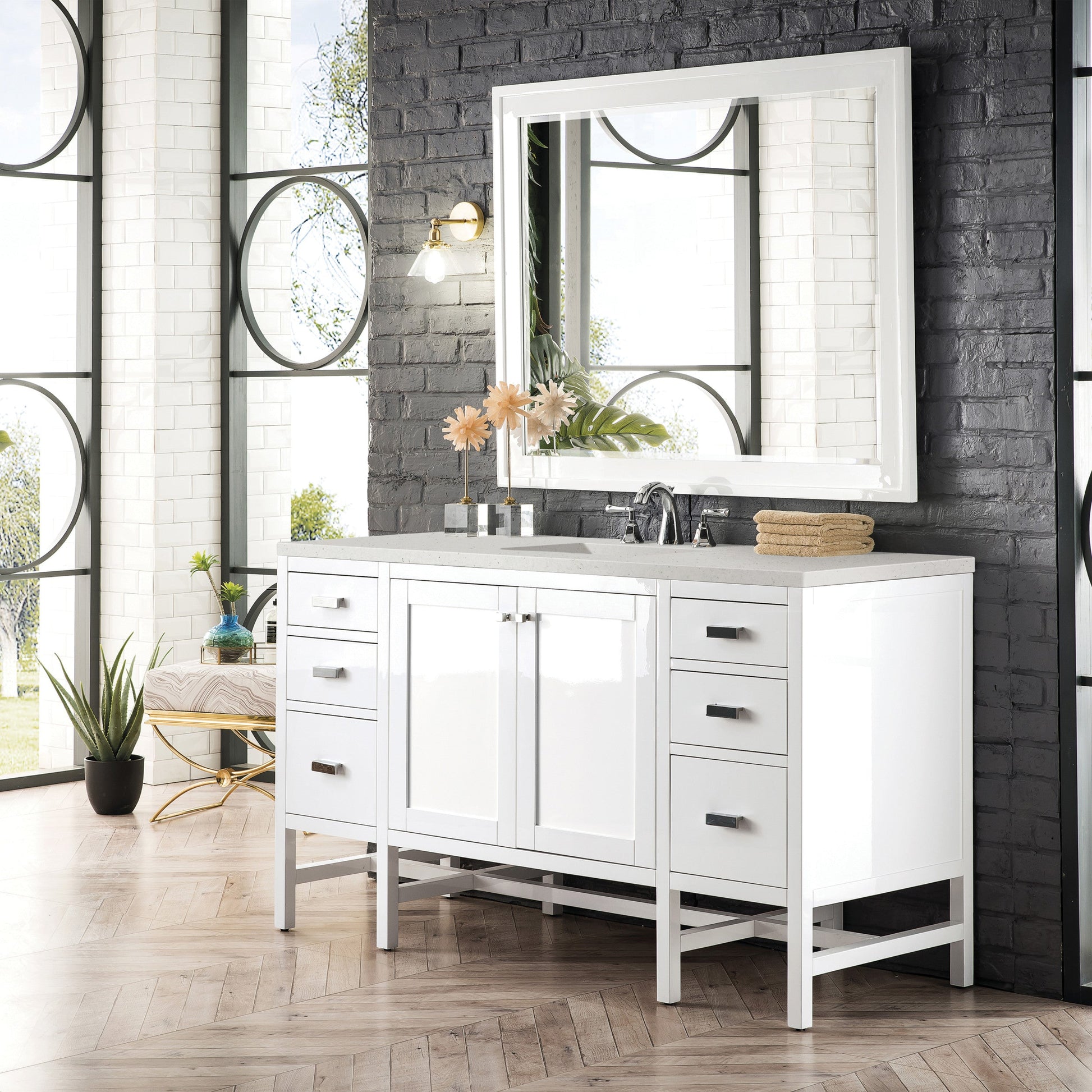 Glossy White / Lime Delight - 3 Faucet Holes
