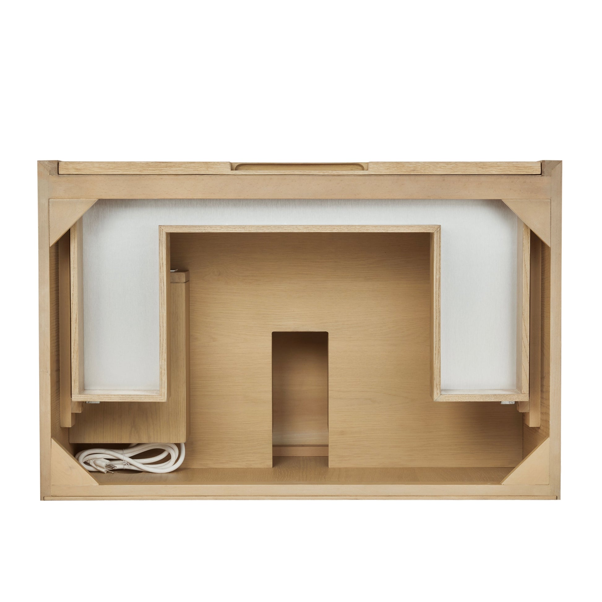 Seaside Oak / White Zeus - 3 Faucet Holes