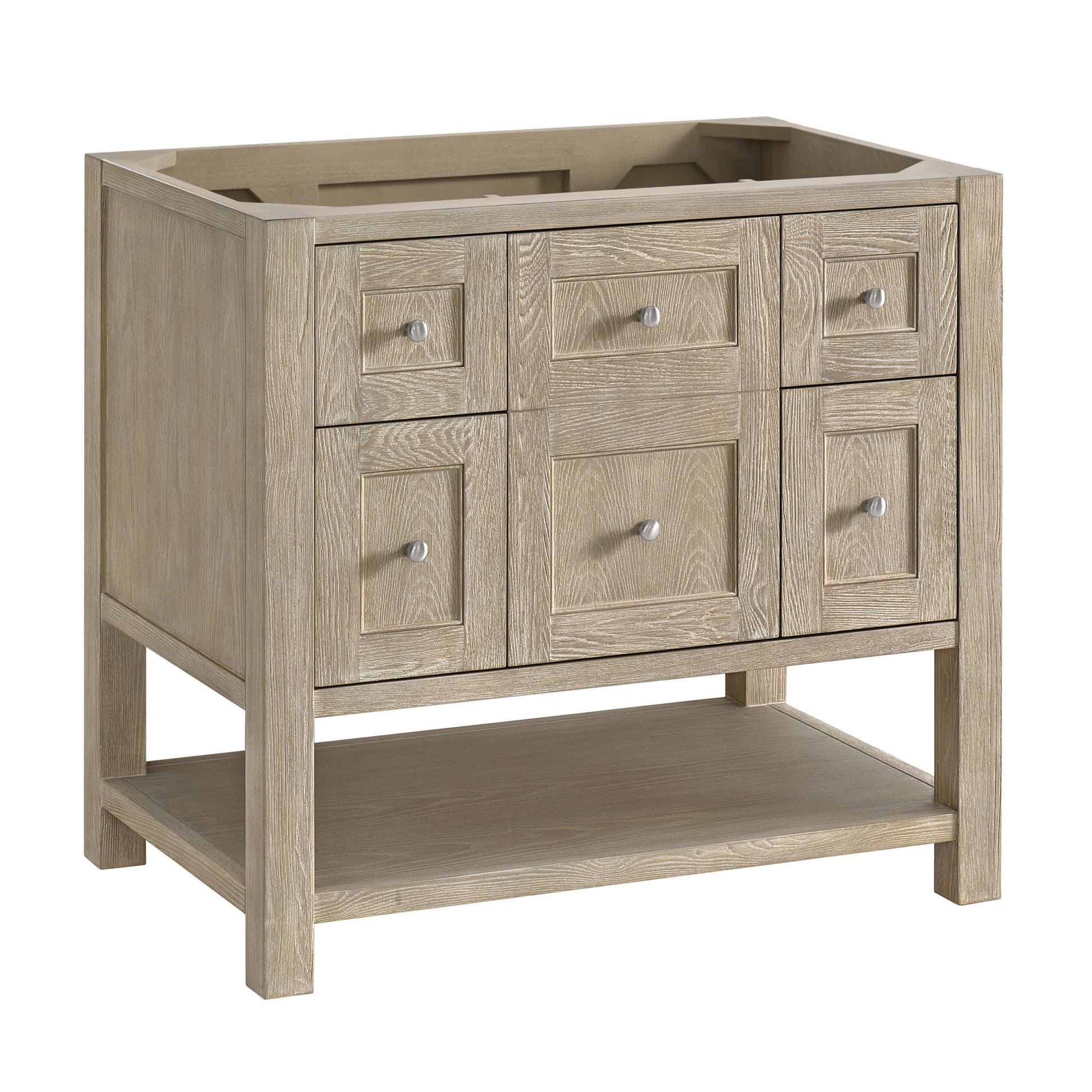 Whitewashed Oak / White Zeus - 3 Faucet Holes