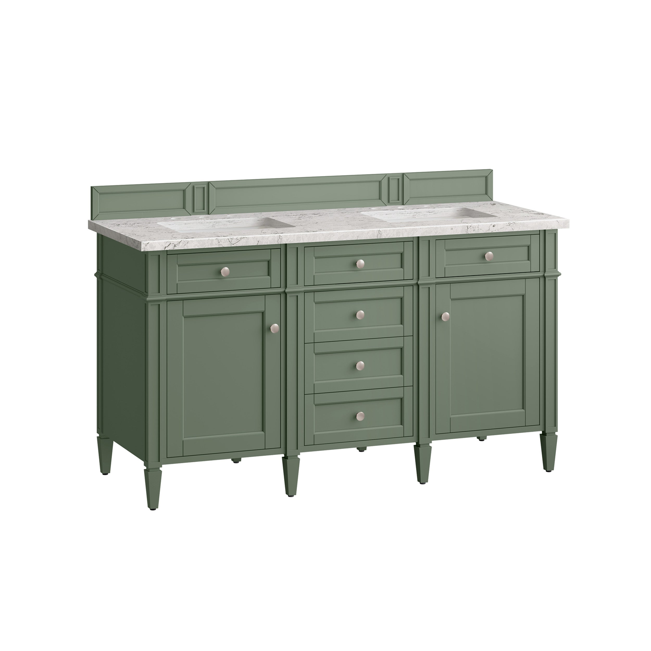 Smokey Celadon / Eternal Jasmine Pearl - 3 Faucet Holes