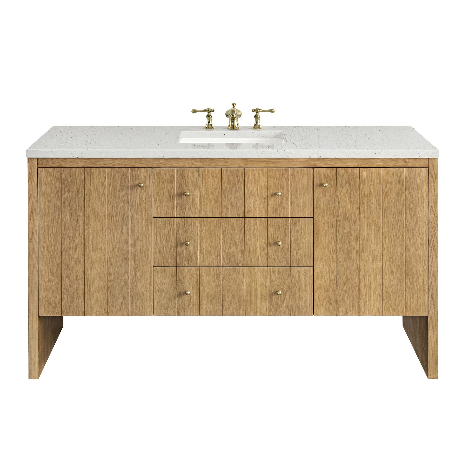 Light Natural Oak / Lime Delight - 3 Faucet Holes