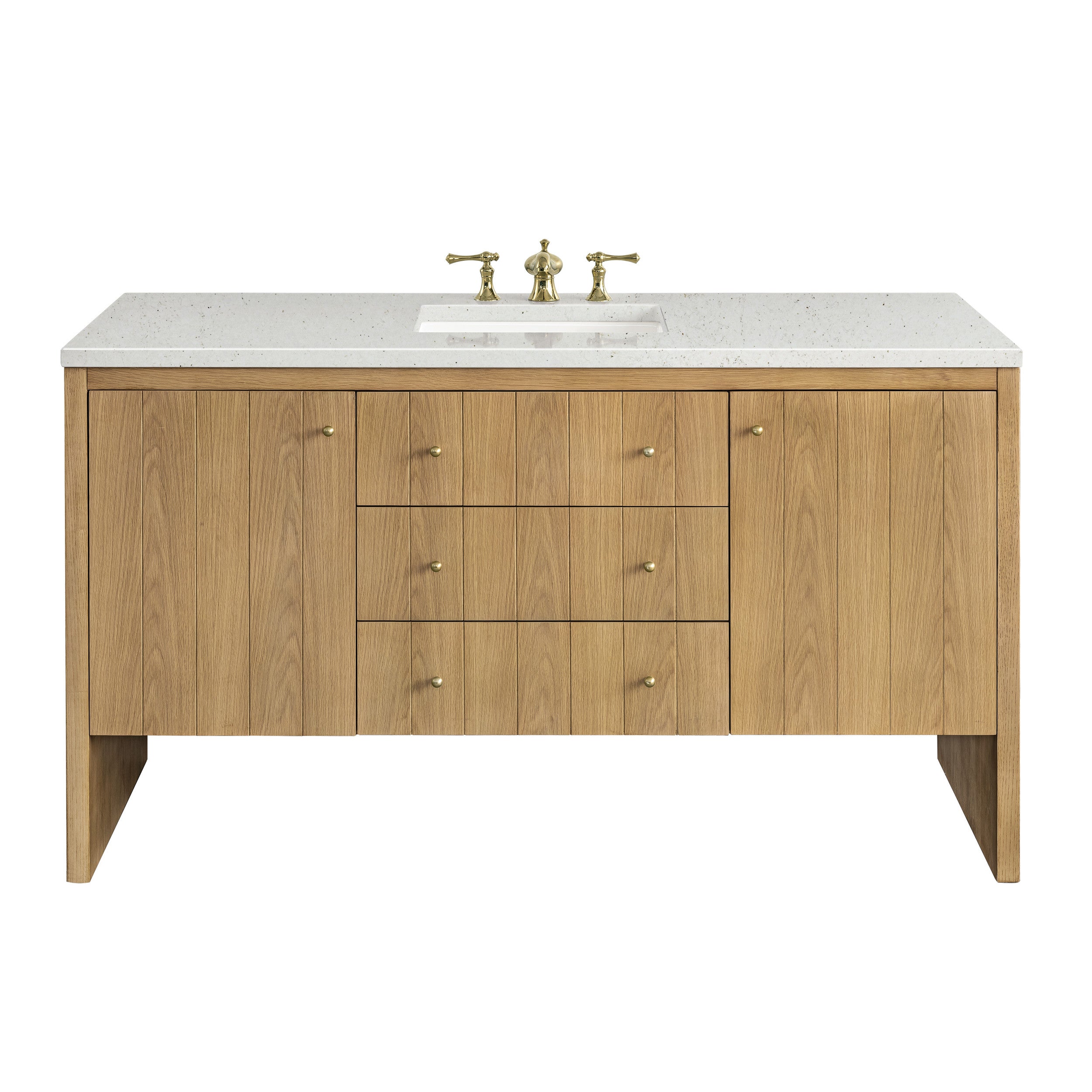 Light Natural Oak / Lime Delight - 3 Faucet Holes