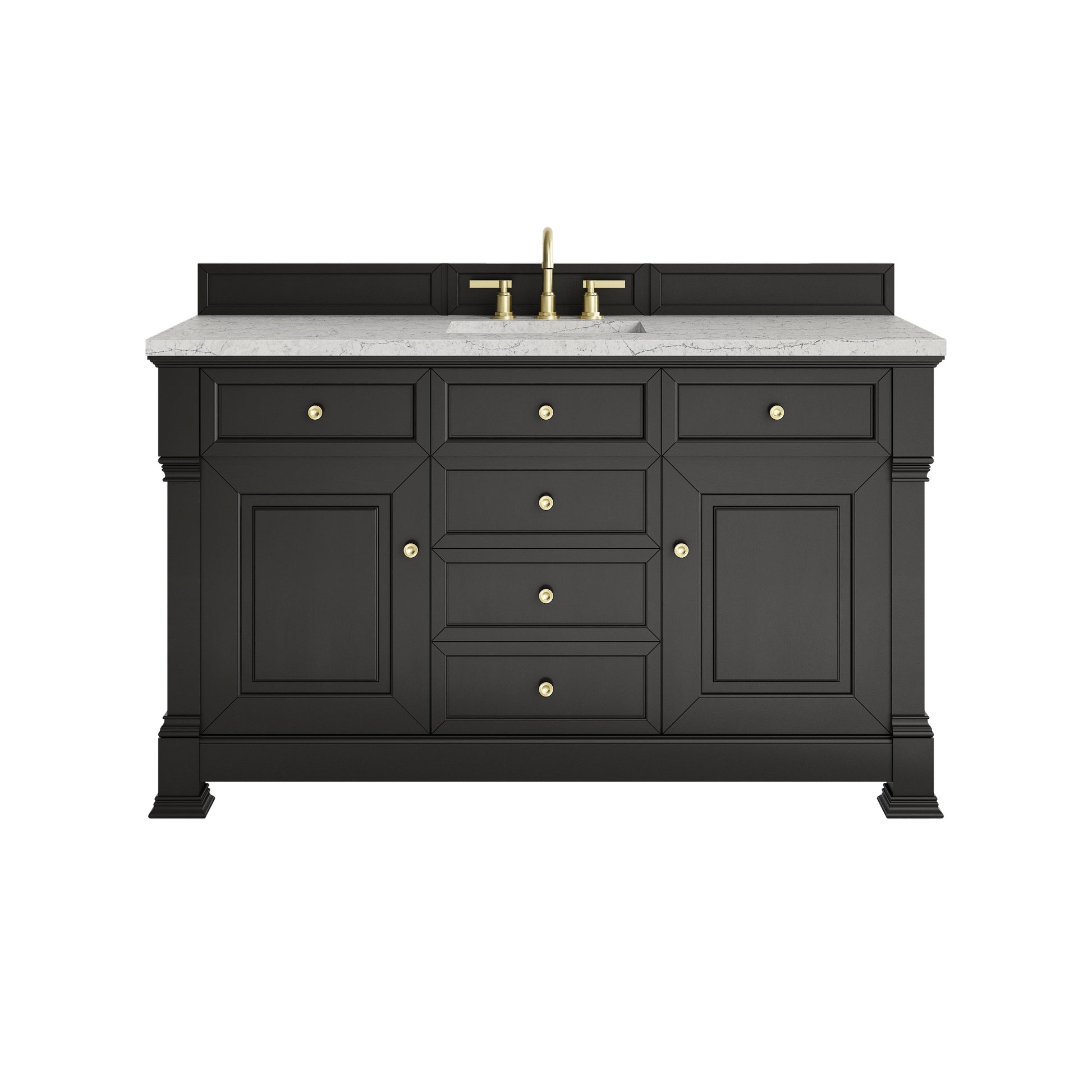 Black Onyx / Eternal Jasmine Pearl - 3 Faucet Holes