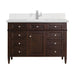 Burnished Mahogany / White Zeus - 1 Faucet Hole